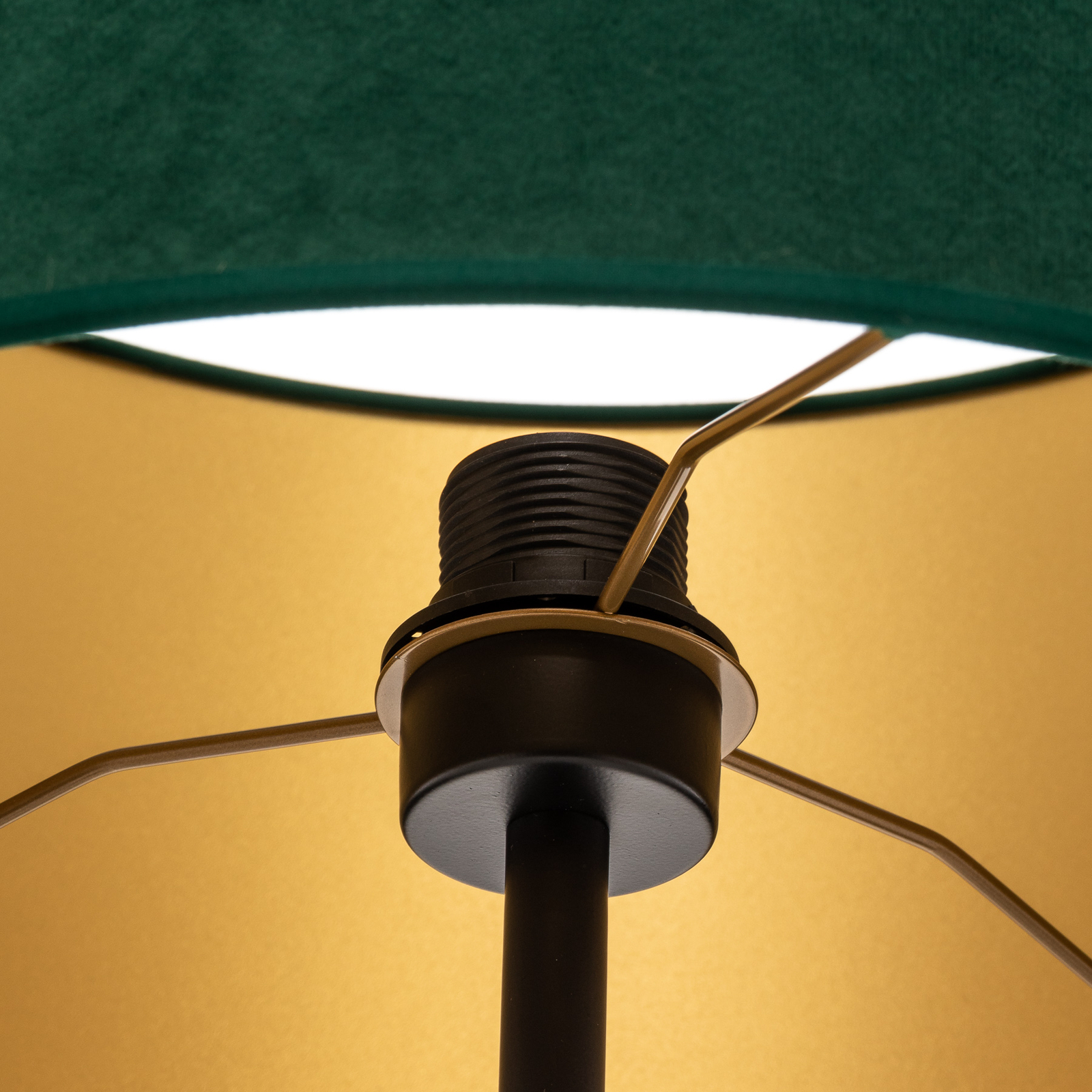 Lampa podłogowa Golden Roller zielona/złota