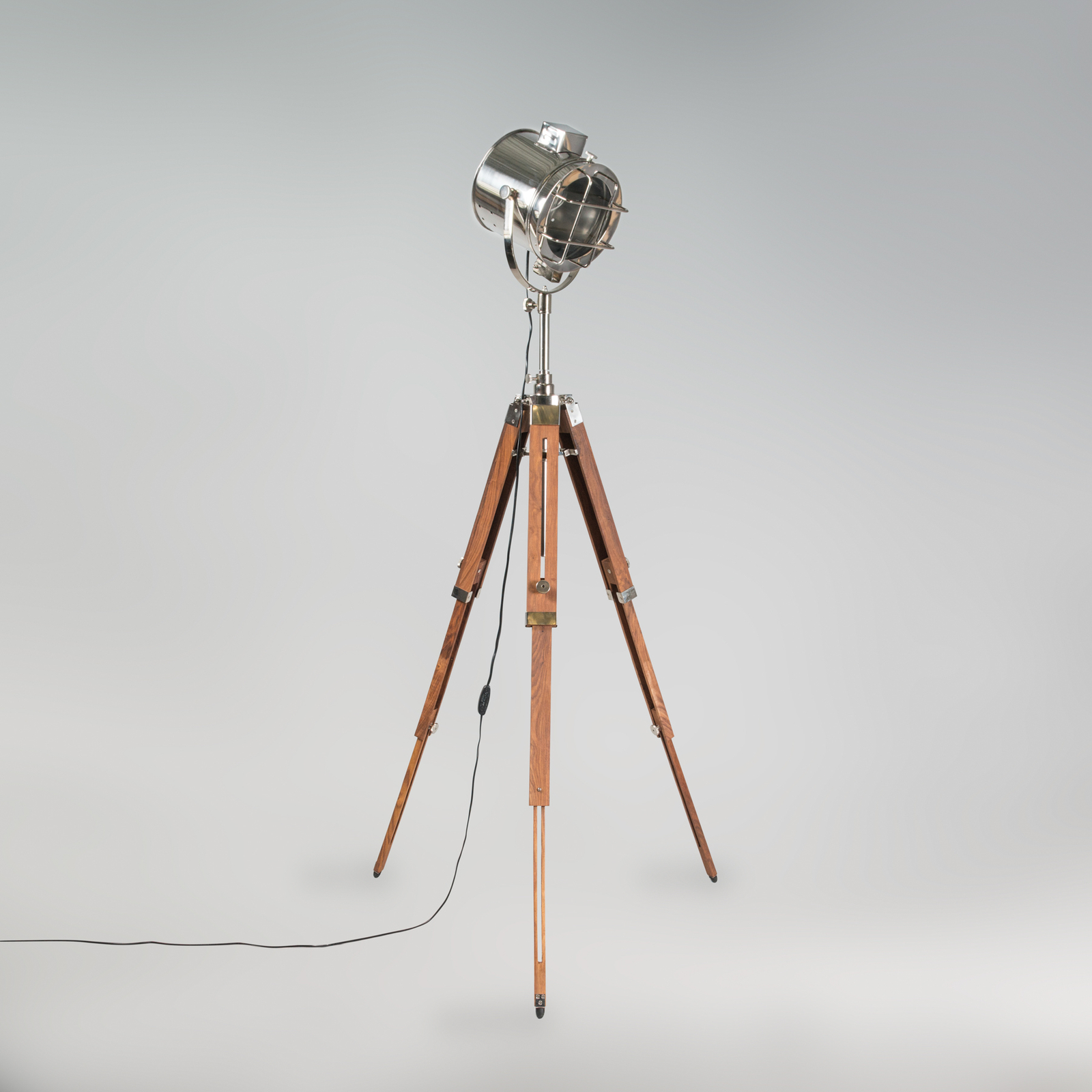 Lindby Grace stojací lampa v designu reflektoru