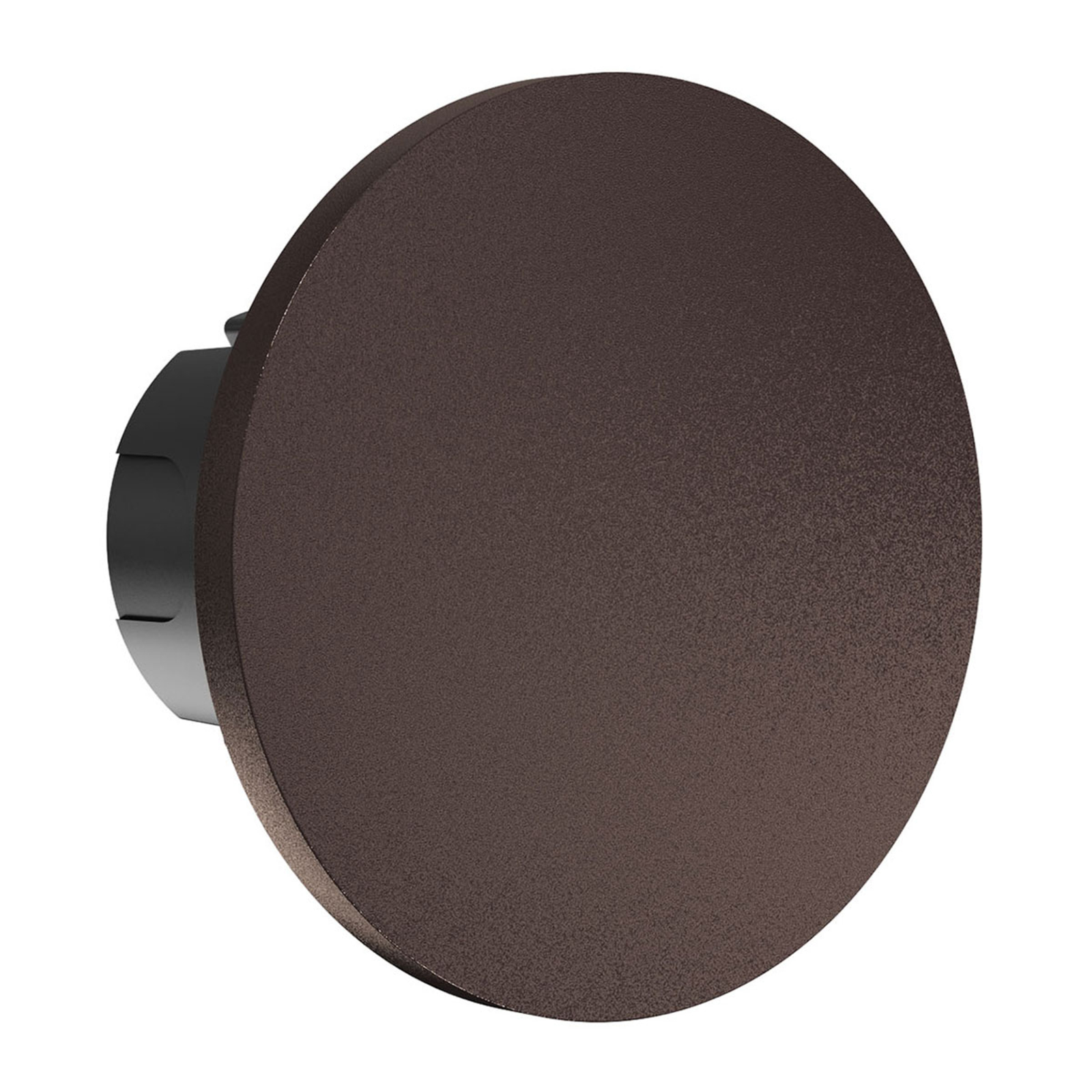Flos Camouflage 140 LED rec. wall lamp IP65, dark brown, aluminium, 8 W, energy efficiency: A+