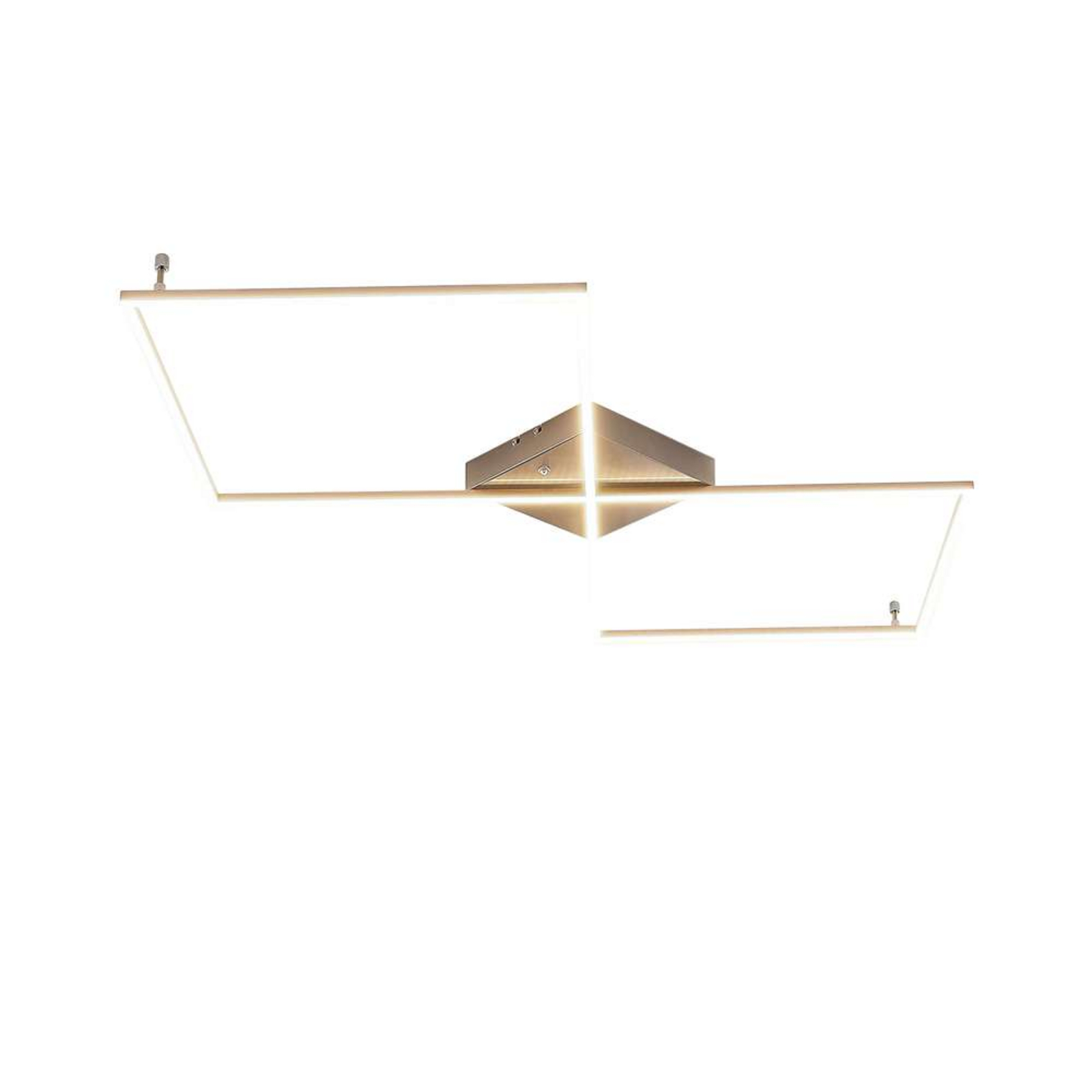 Romee LED Ceiling Lamp w/Remote Control Silver - Lucande
