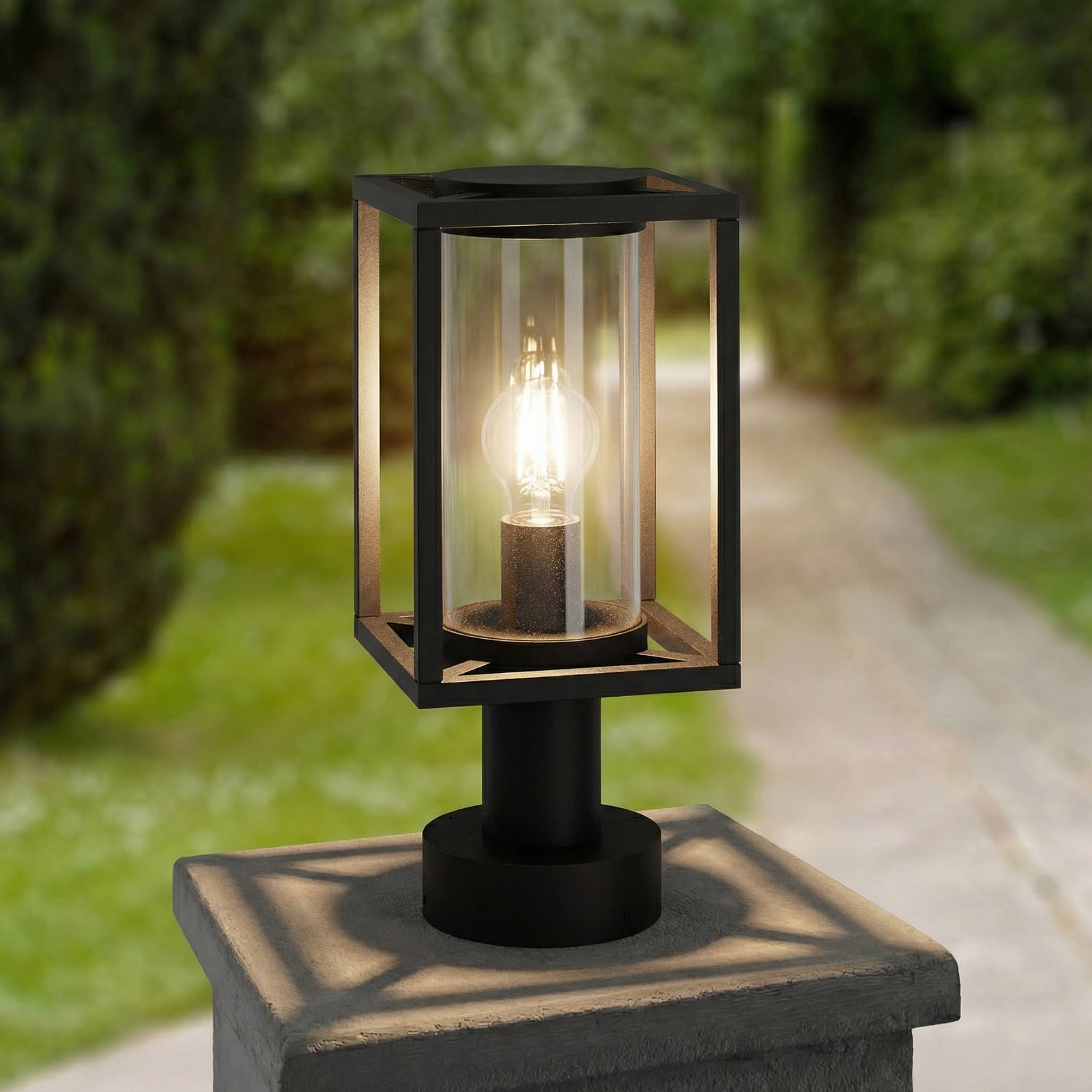 Ferda Außen Gartenleuchte H36 Graphite - Lucande Ferda Außen Gartenleuchte H36 Graphite - Lucande