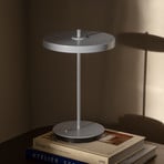 UMAGE LED ladattava pöytävalaisin Asteria Move sumu harmaa uni, 31cm