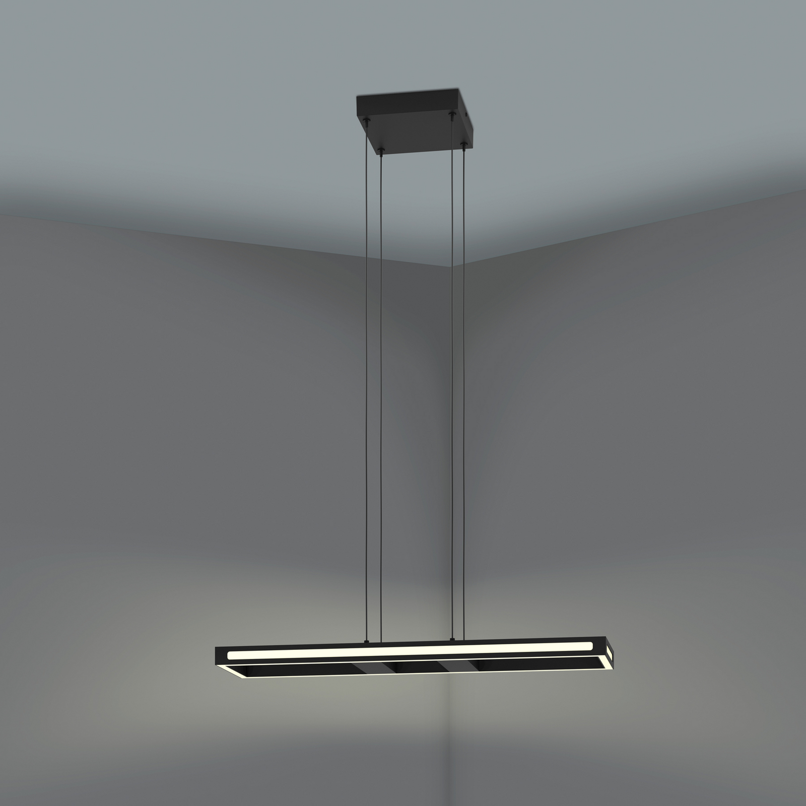 EGLO connect LED-Hängeleuchte Savilanas-Z, 77 cm, schwarz EGLO connect LED-Hängeleuchte Savilanas-Z, 77 cm, schwarz