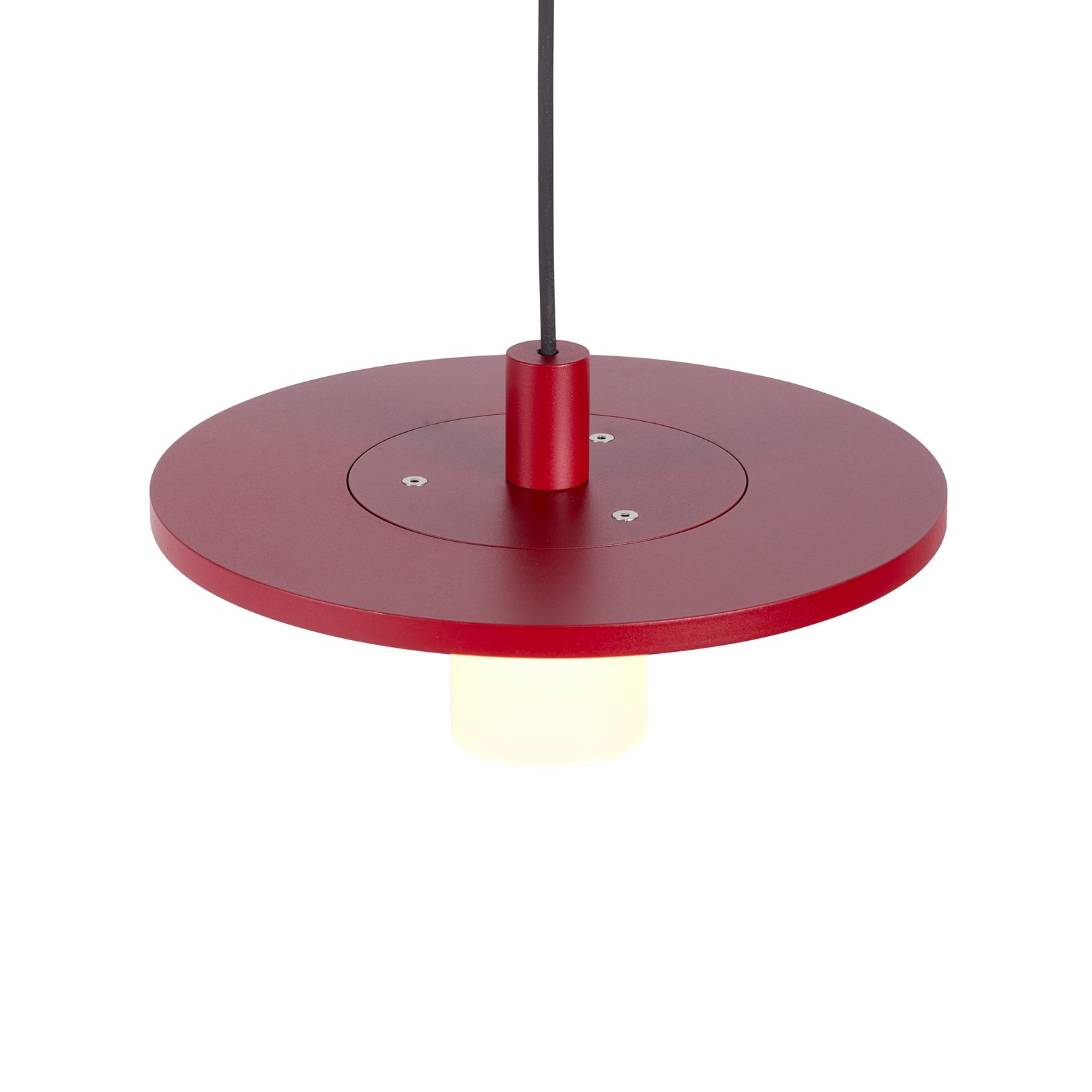 LED-ulkoriippuvalaisin Montoya alumiinia, punainen