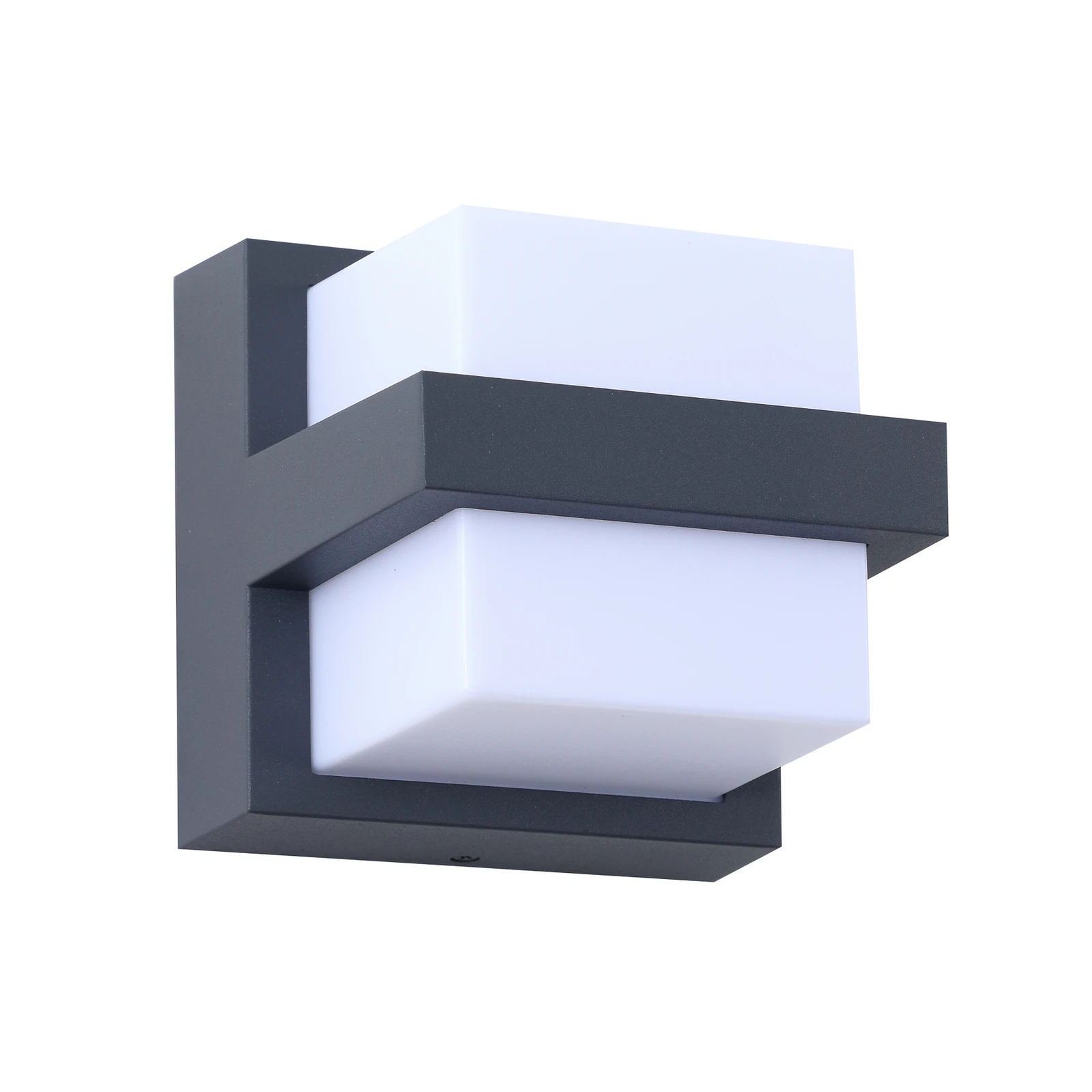 Lindby Smart LED-välisvalgusti Fyra, nelinurkne, CCT RGB, Tuya