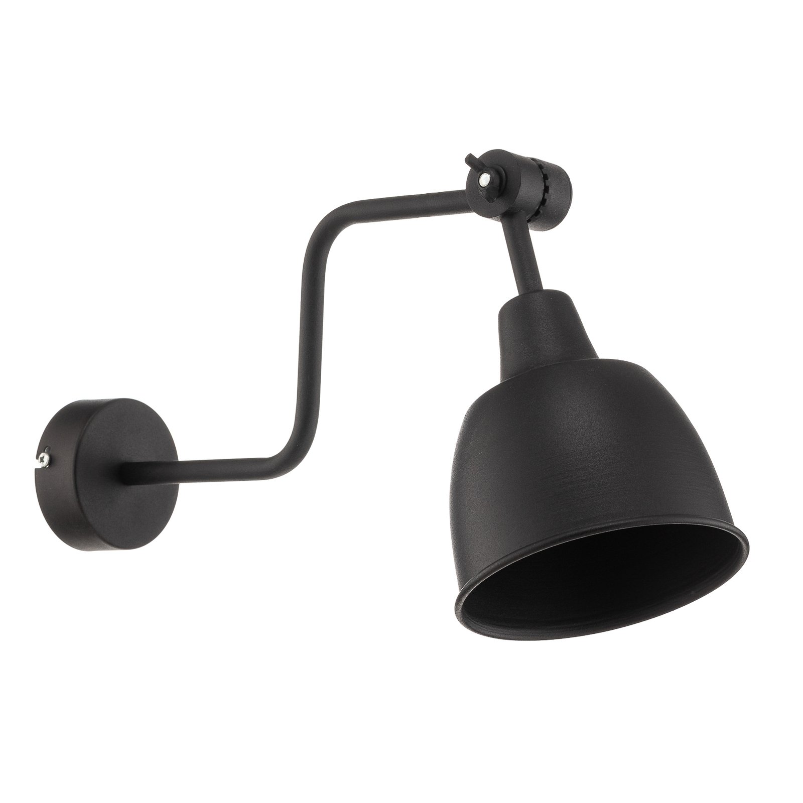 990 wall light, one-bulb, black