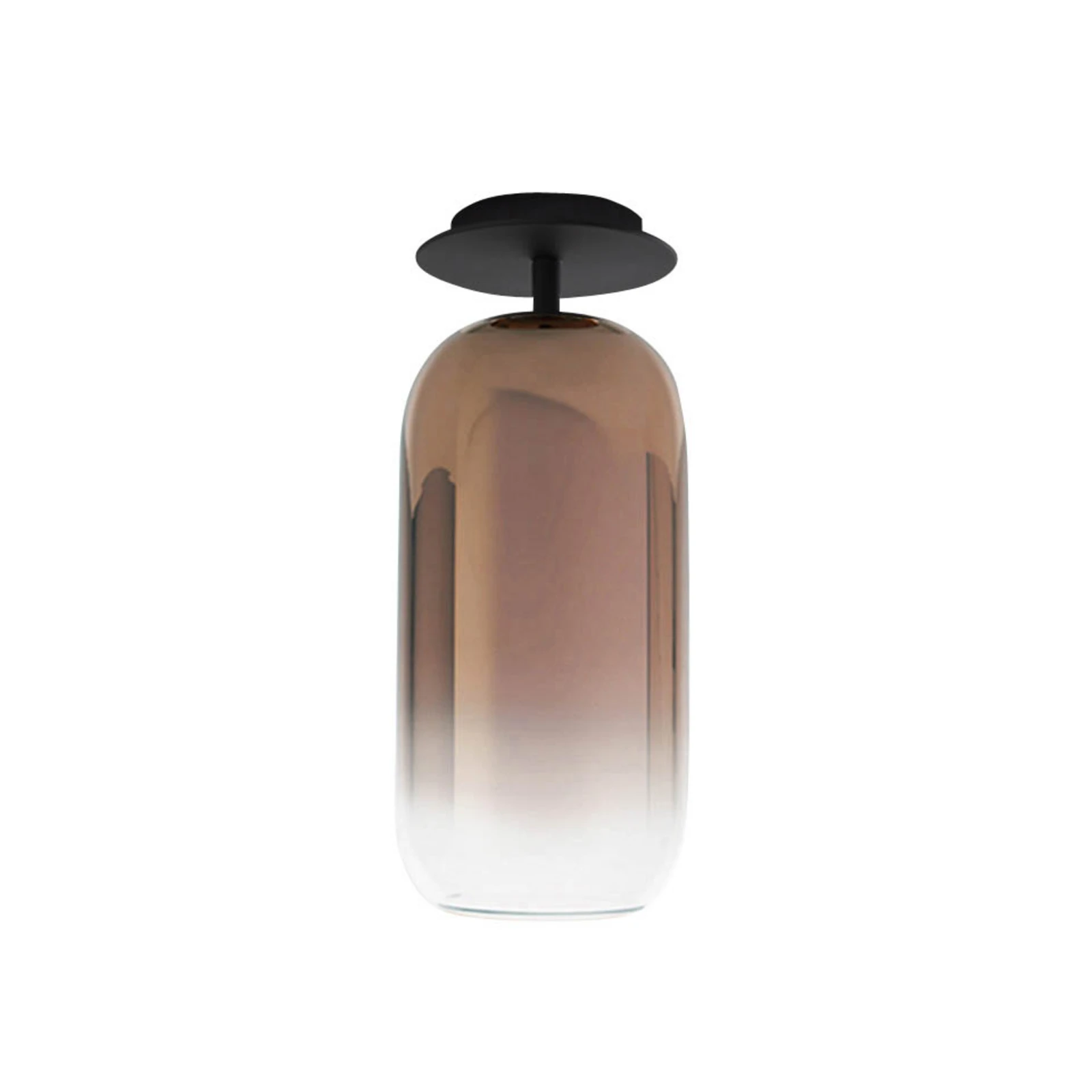 Artemide Gople Mini plafonieră, bronz/negru