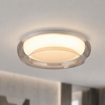 Plafón LED Jude Flush, ámbar, Ø 30 cm, CCT