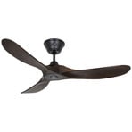 Eco Genuino ceiling fan 122 cm black/walnut