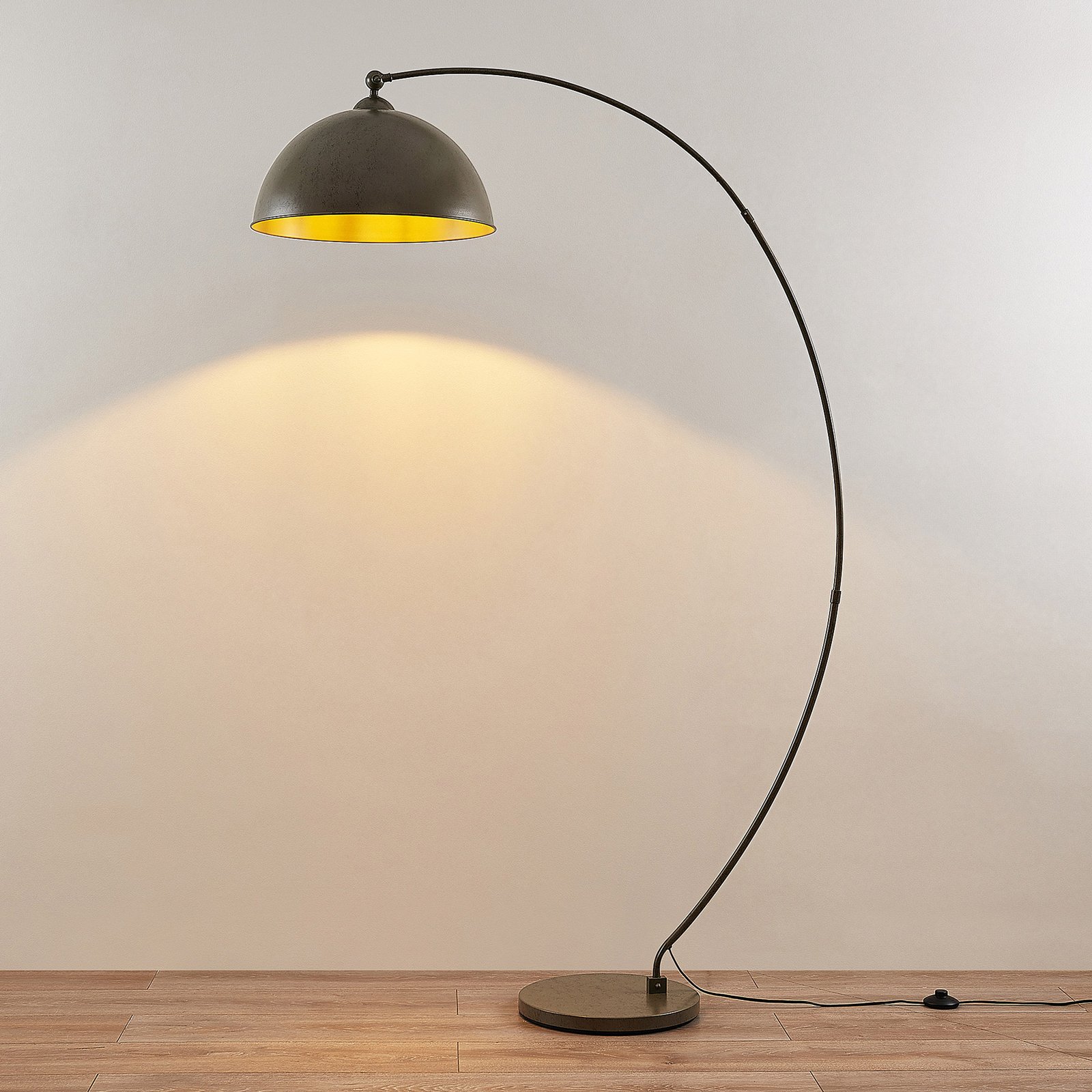 Jonera Stehleuchte Dark Grey - Lindby