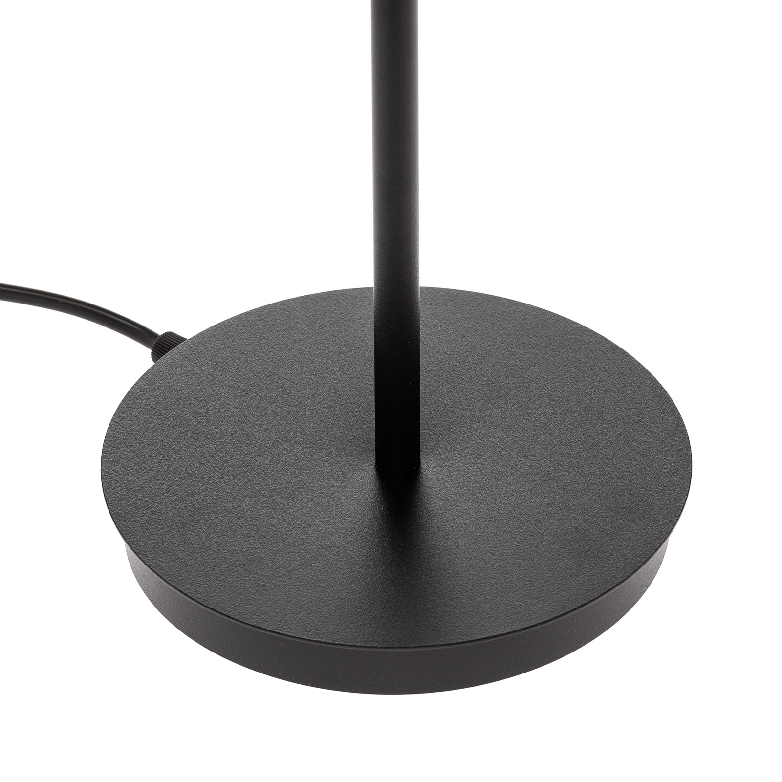 Lampa stołowa Kanja, czarna/bursztynowa