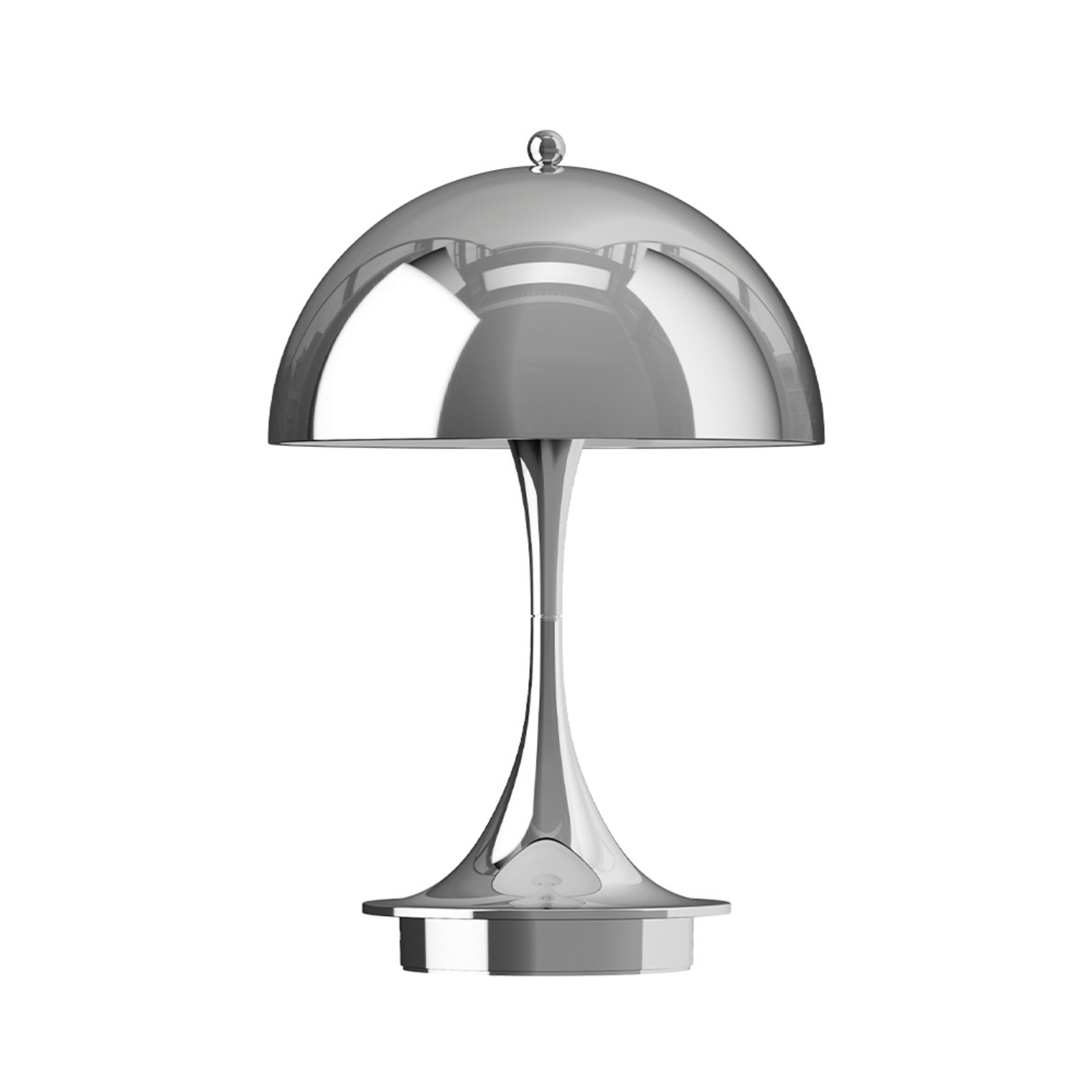 Panthella 160 Portátil Candeeiro de Mesa V3 High Lustre Cromado Plated - Louis P