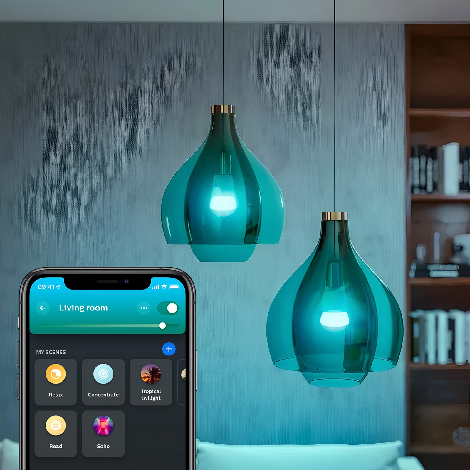 Ampoules LED Philips Hue 2x E27 8,1 W CCT RVB Bridge Pro