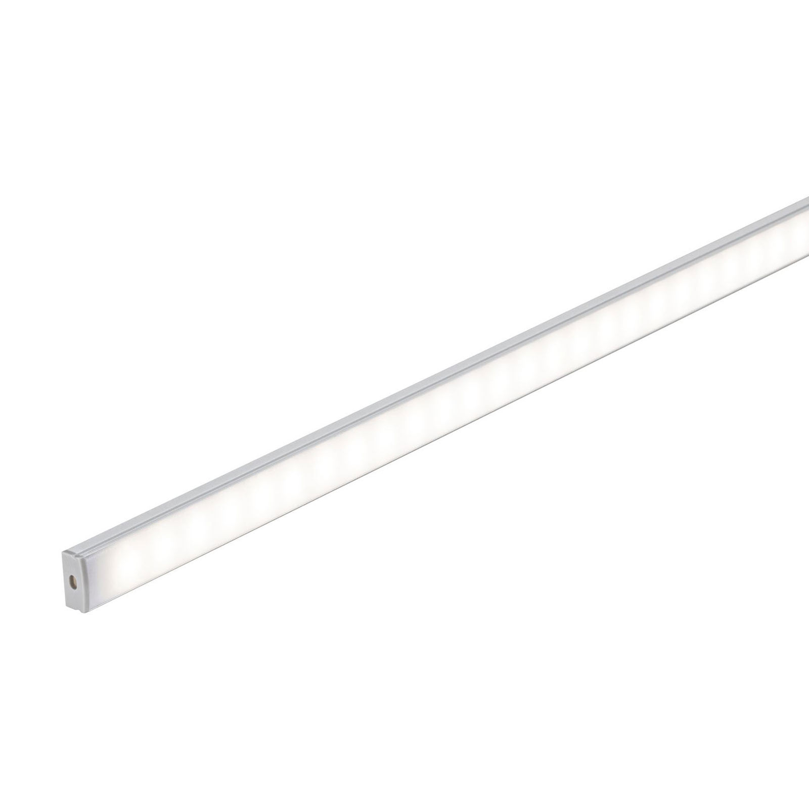 Paulmann Base Profil, alu eloxiert, Diffusor weiß
