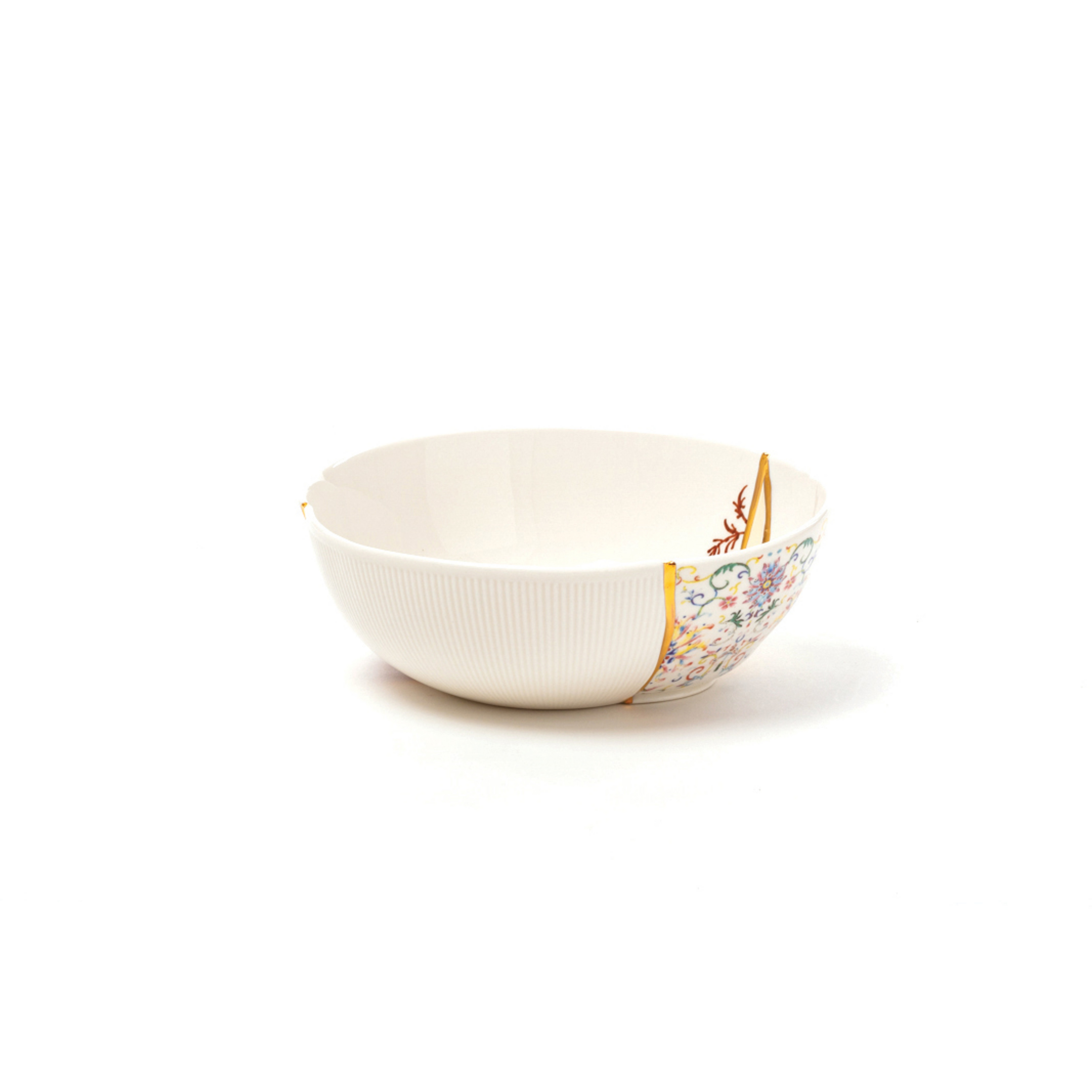 SELETTI Saladier Kintsugi 1, coloré, 300 ml, porcelaine