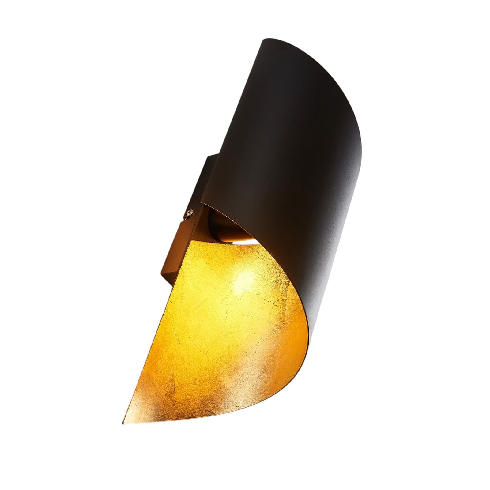 Vanni Wandlamp Black/Gold - Lindby