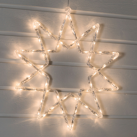 Étoile LED claire brillante pour l’extérieur