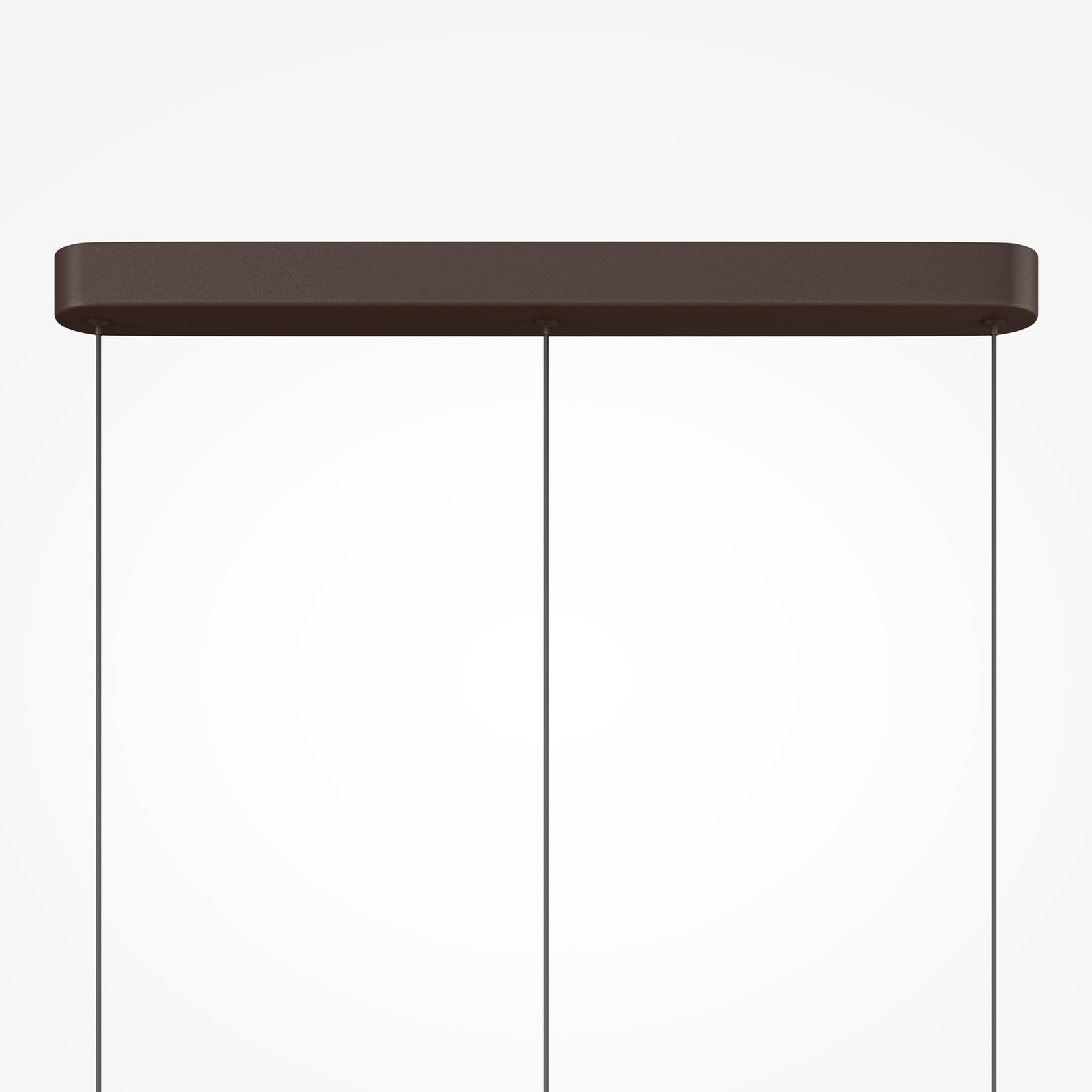 Maytoni Lampă suspendată LED Nuvem maro sticlă opală lungime 66 cm 3 becuri - Camera de zi / sufragerie - Modern - maro bej