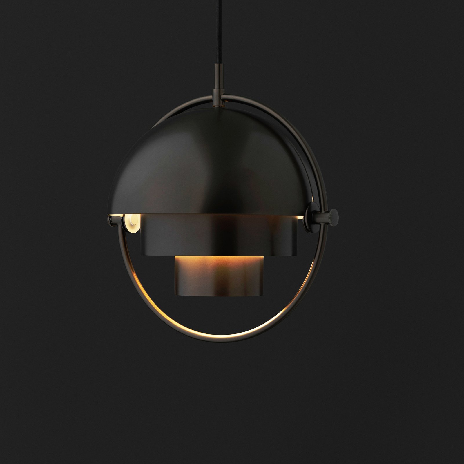 Multi-Lite Függőlámpa Black Brass - GUBI