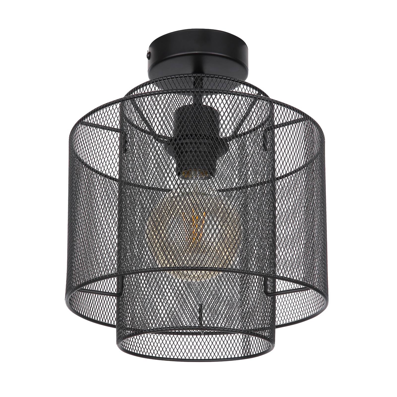 Taklampa Augustin, 1 lampa, Ø 25 cm