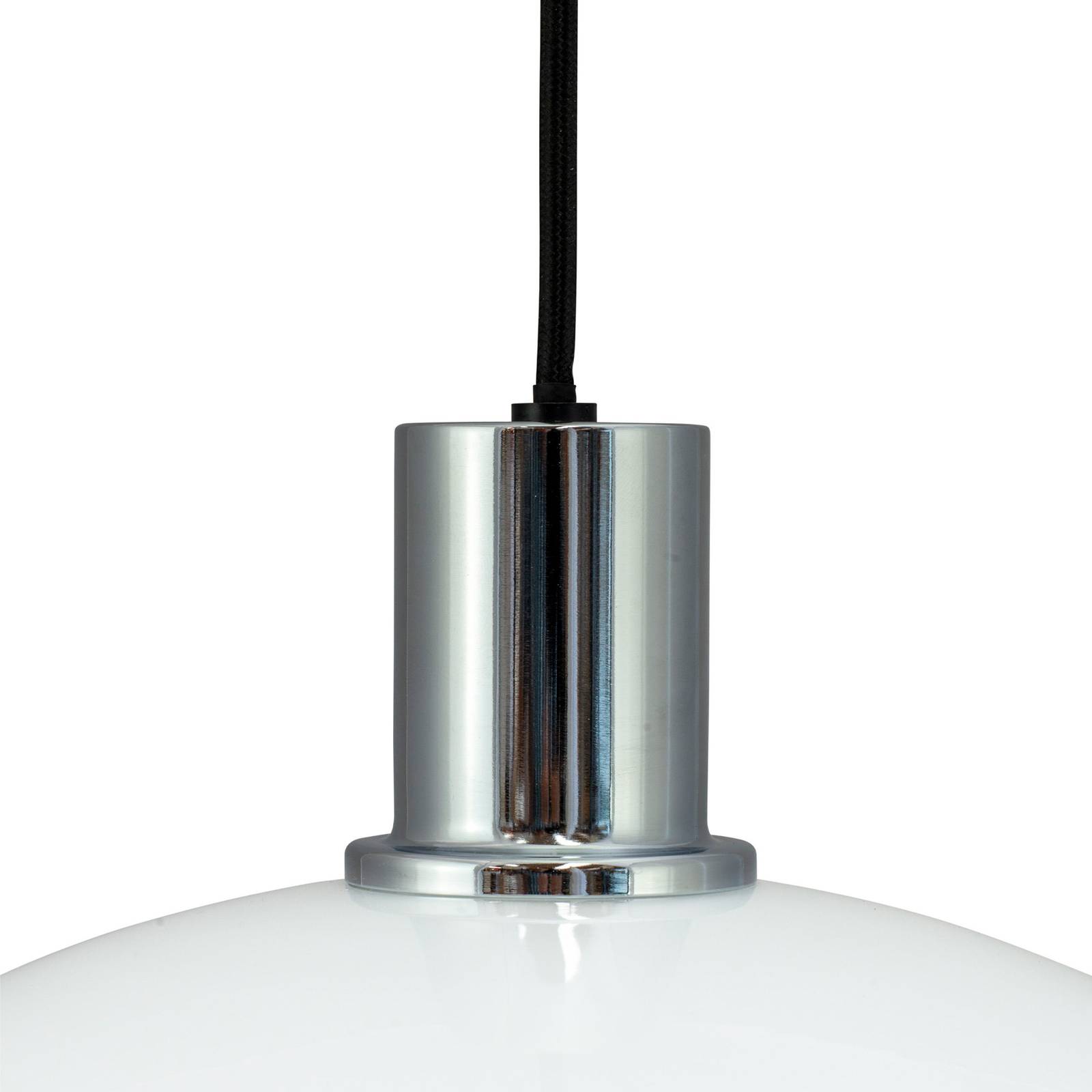 Lampa wisząca Dyberg Larsen Morph, opal, Ø 28 cm, szkło