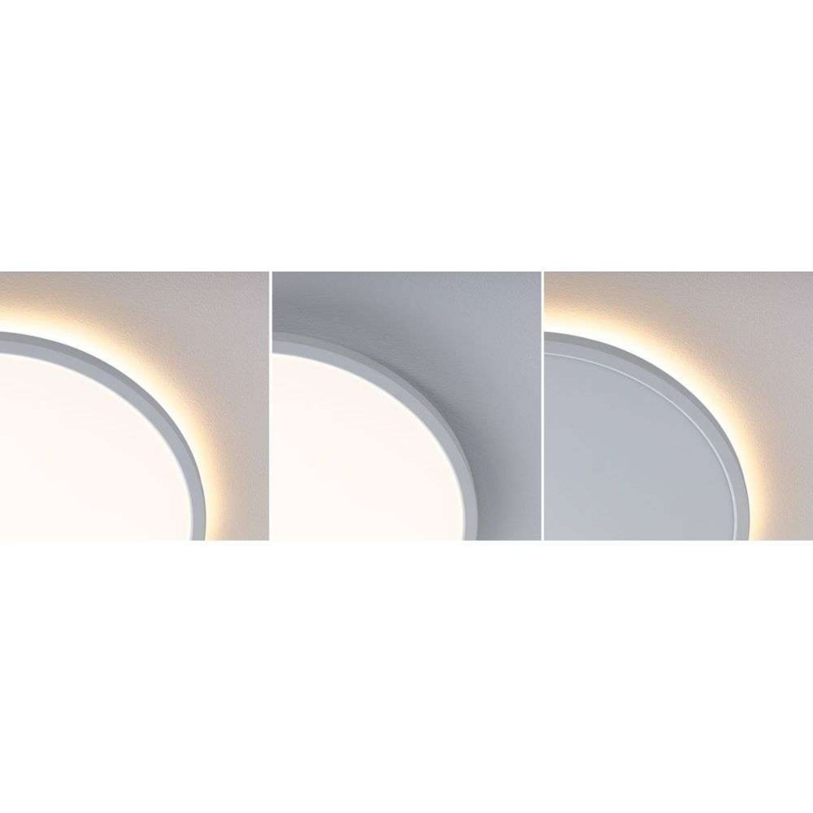 Paulmann LED-panel Atria Shine, Ø 40 cm, hvid, IP20, 3000 K, tænd/sluk Paulmann LED-panel Atria Shine, Ø 40 cm, hvid, IP20, 3000 K, tænd/sluk