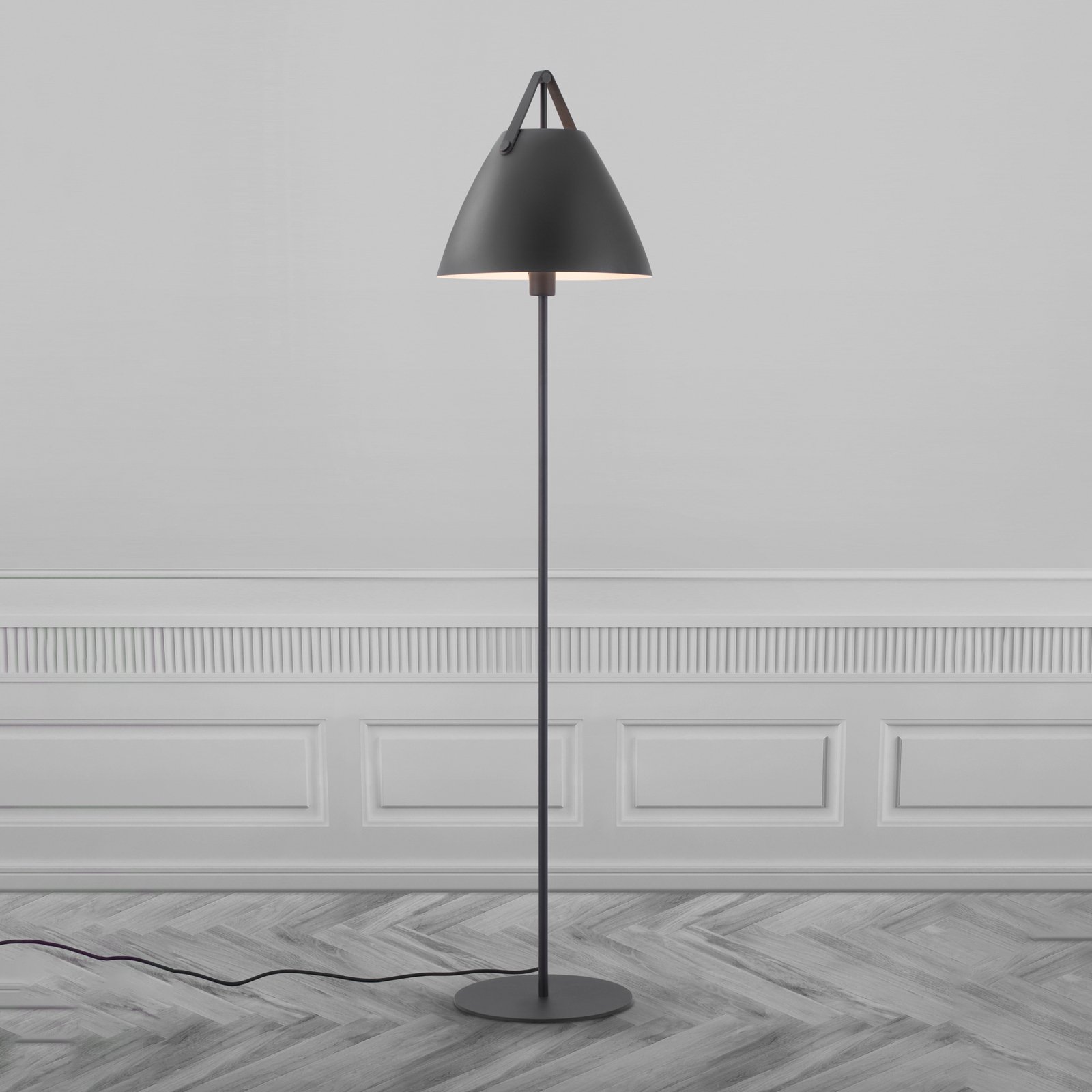 Strap Floor Lamp Black - DFTP