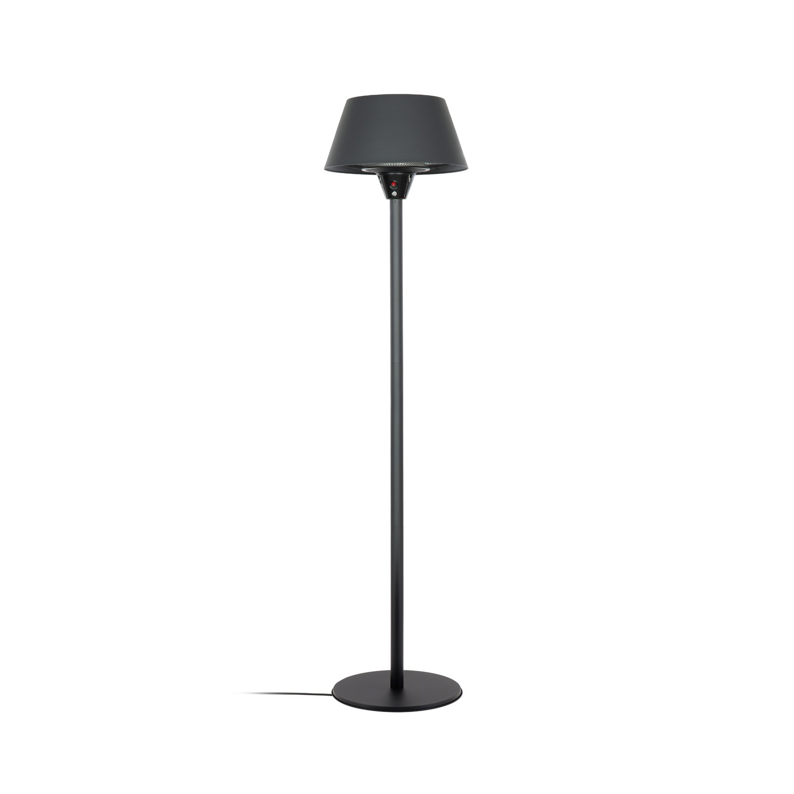 Lucande Vamio staande terrasverwarmer, zwart, 210 cm, afstandsbediening Lucande Vamio staande terrasverwarmer, zwart, 210 cm, afstandsbediening