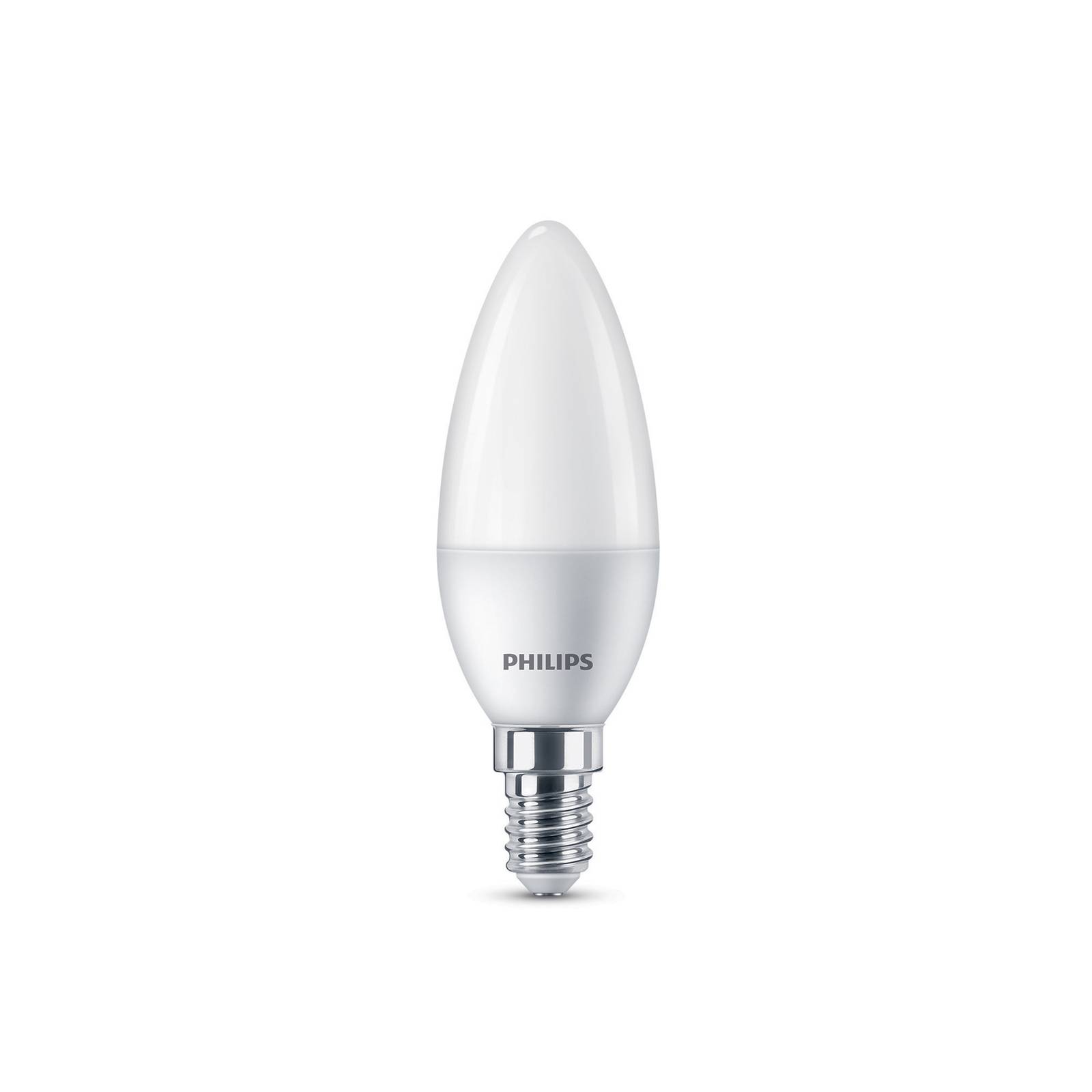 Philips LED-kynttilä B35 E14 5W 2700K opaali 3 kpl