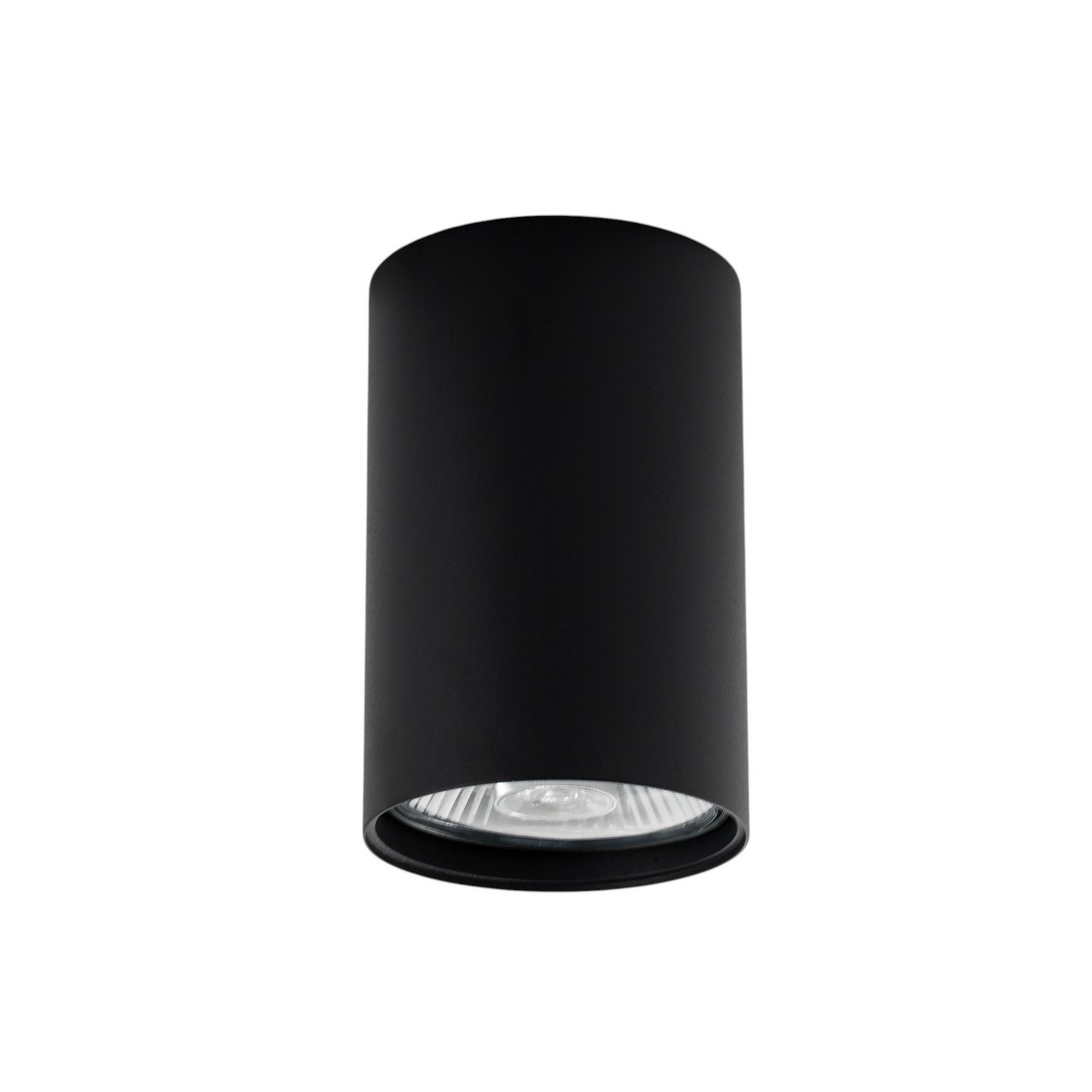 Spot pour plafond Tubo Ø 12 cm, noir