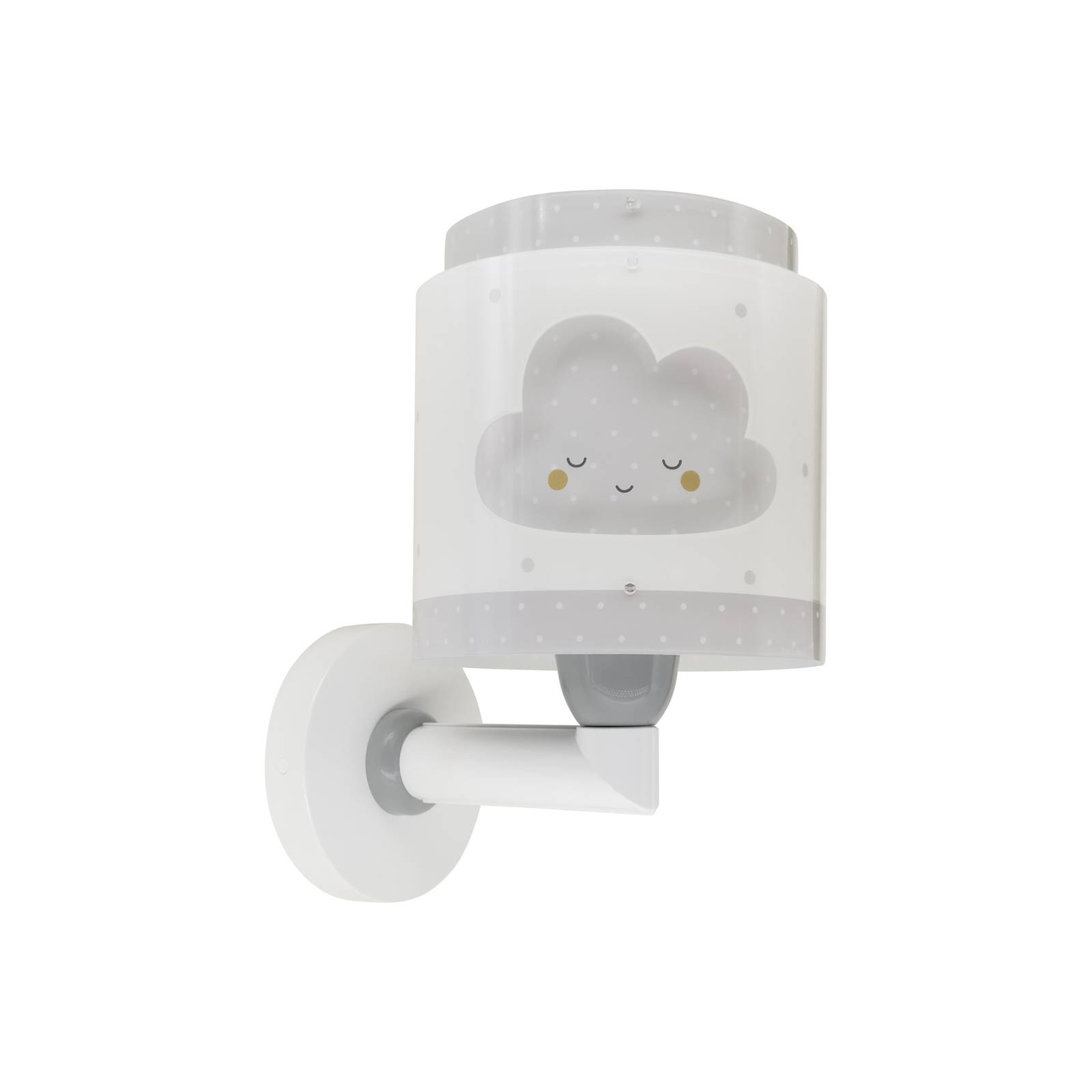 Wandleuchte Baby Dreams in Grau und Weiß E27 - grey