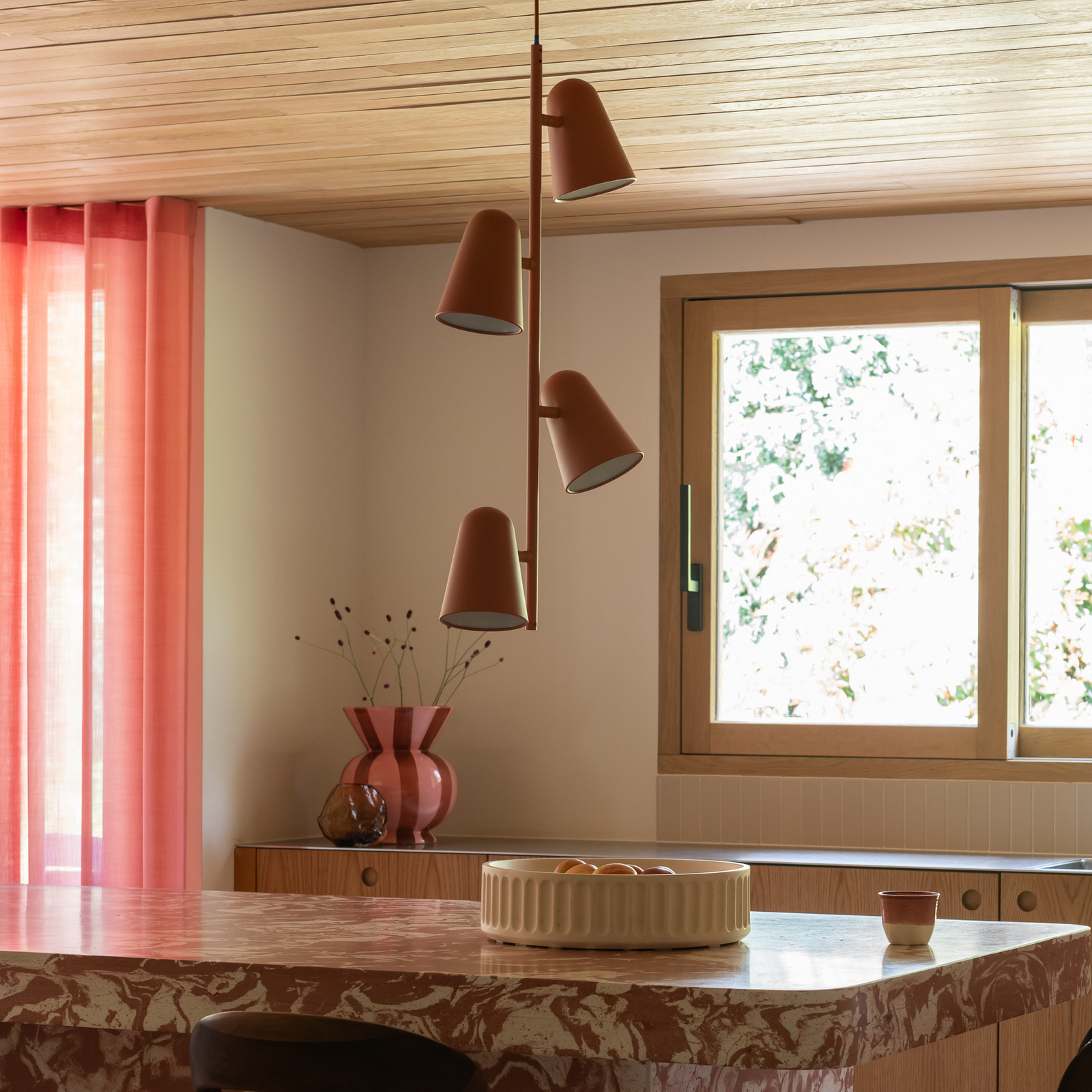 IT'S ABOUT ROMI hanglamp Salamanca, terra, lengte 80 cm