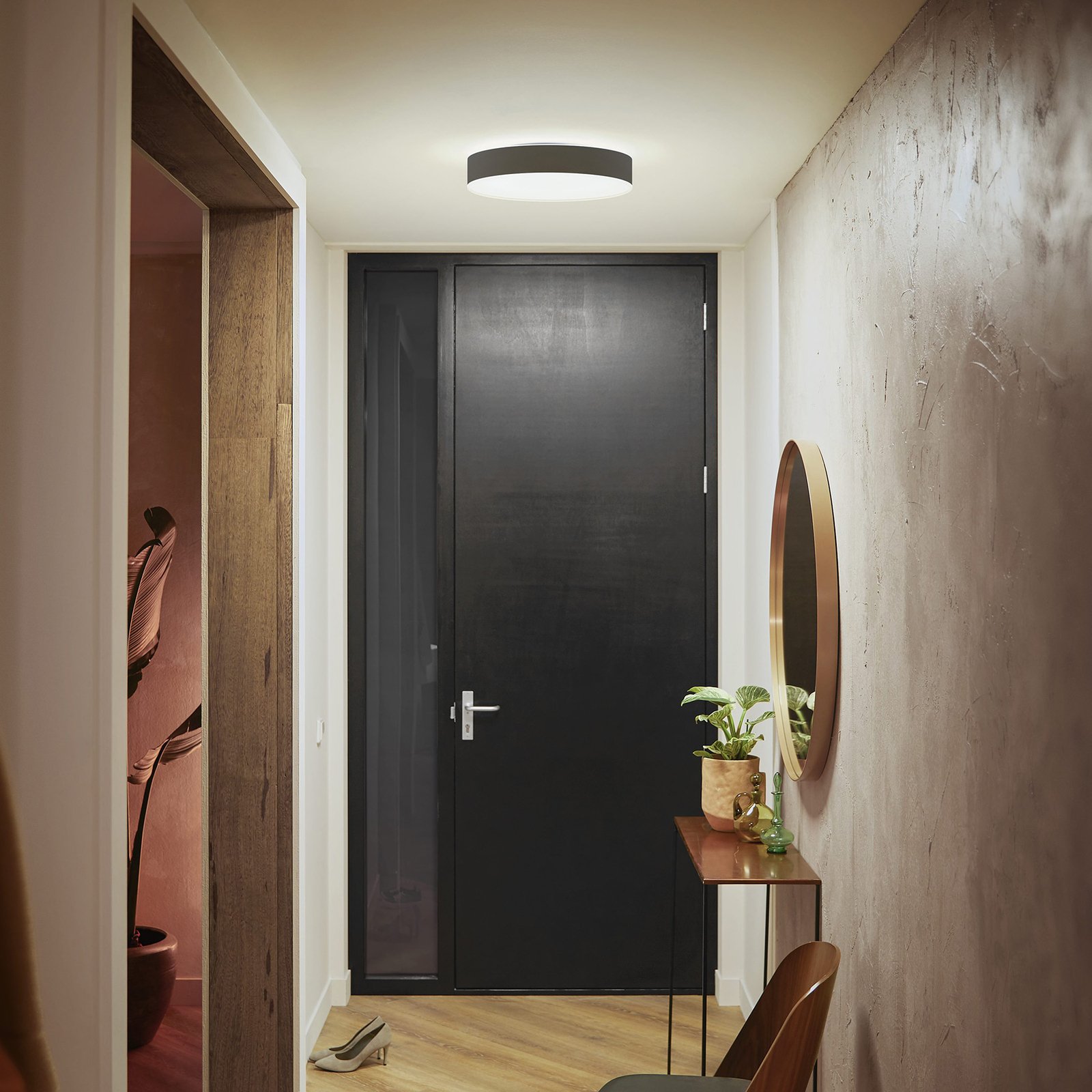 Philips Hue Enrave LED plafondlamp 38,1cm zwart
