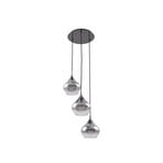 Jarven 3 Cluster Pendelleuchte Rauch Grau - Lucande