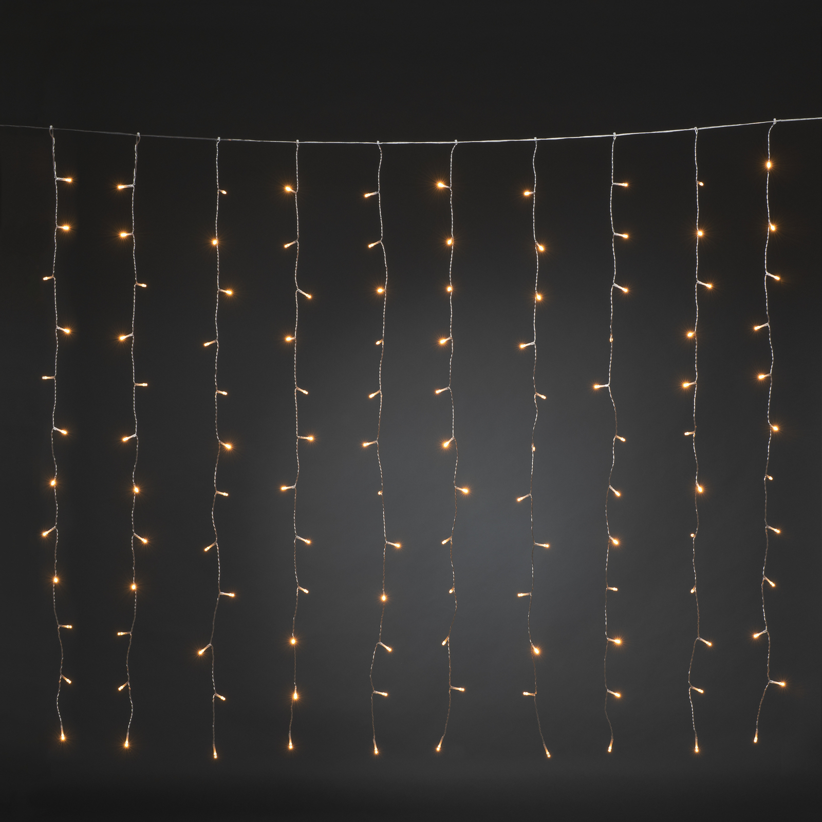 LED lichtgordijn, 120-lamps, barnsteen