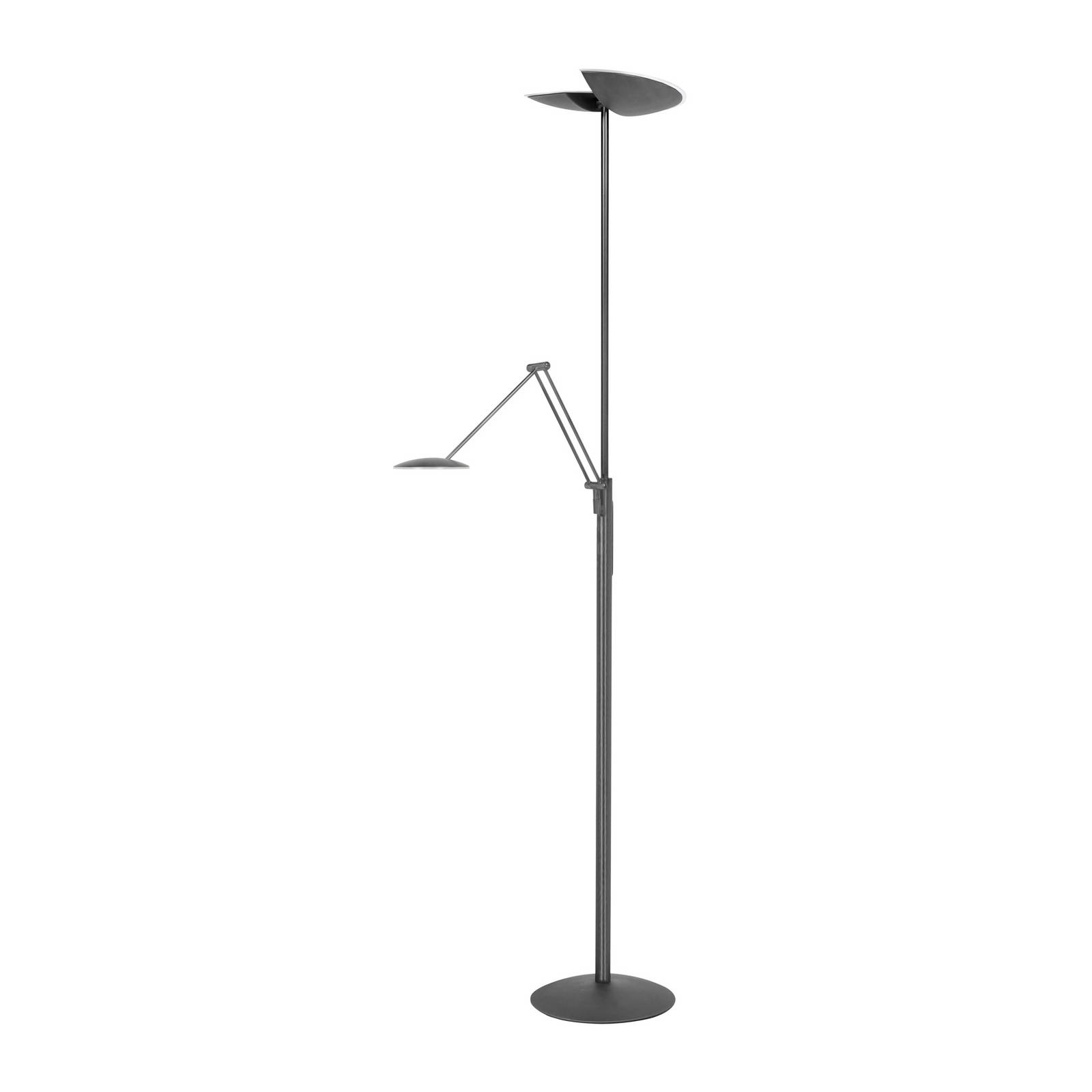 Lampa stojąca LED New Sapporo, czarny, 183 cm metal Ściemniany CCT