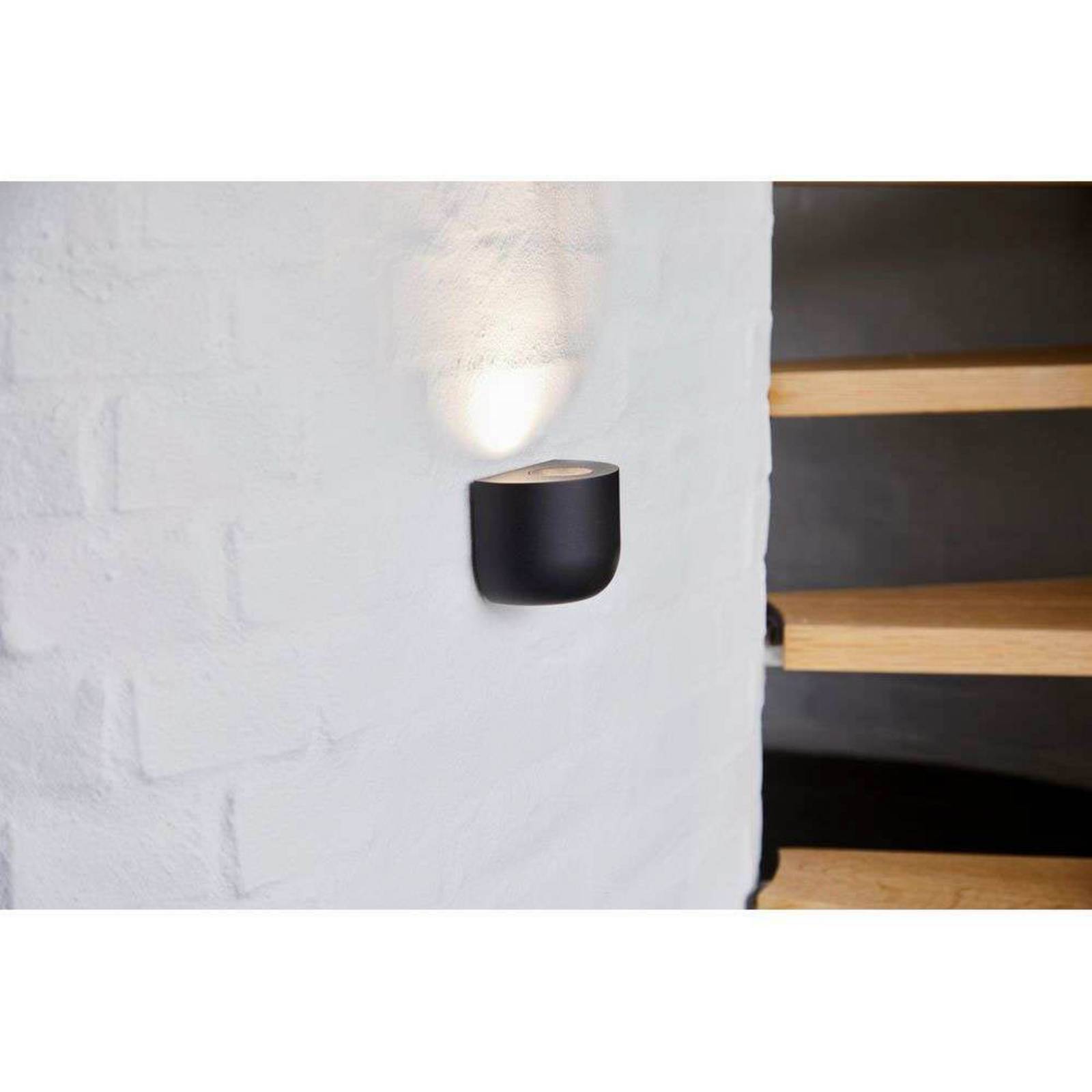 LOOM DESIGN LED-Wandleuchte Nyx, schwarz günstig online kaufen