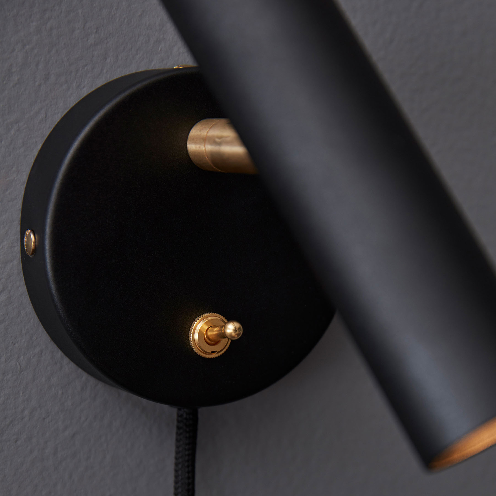 Applique LED Slender, noire