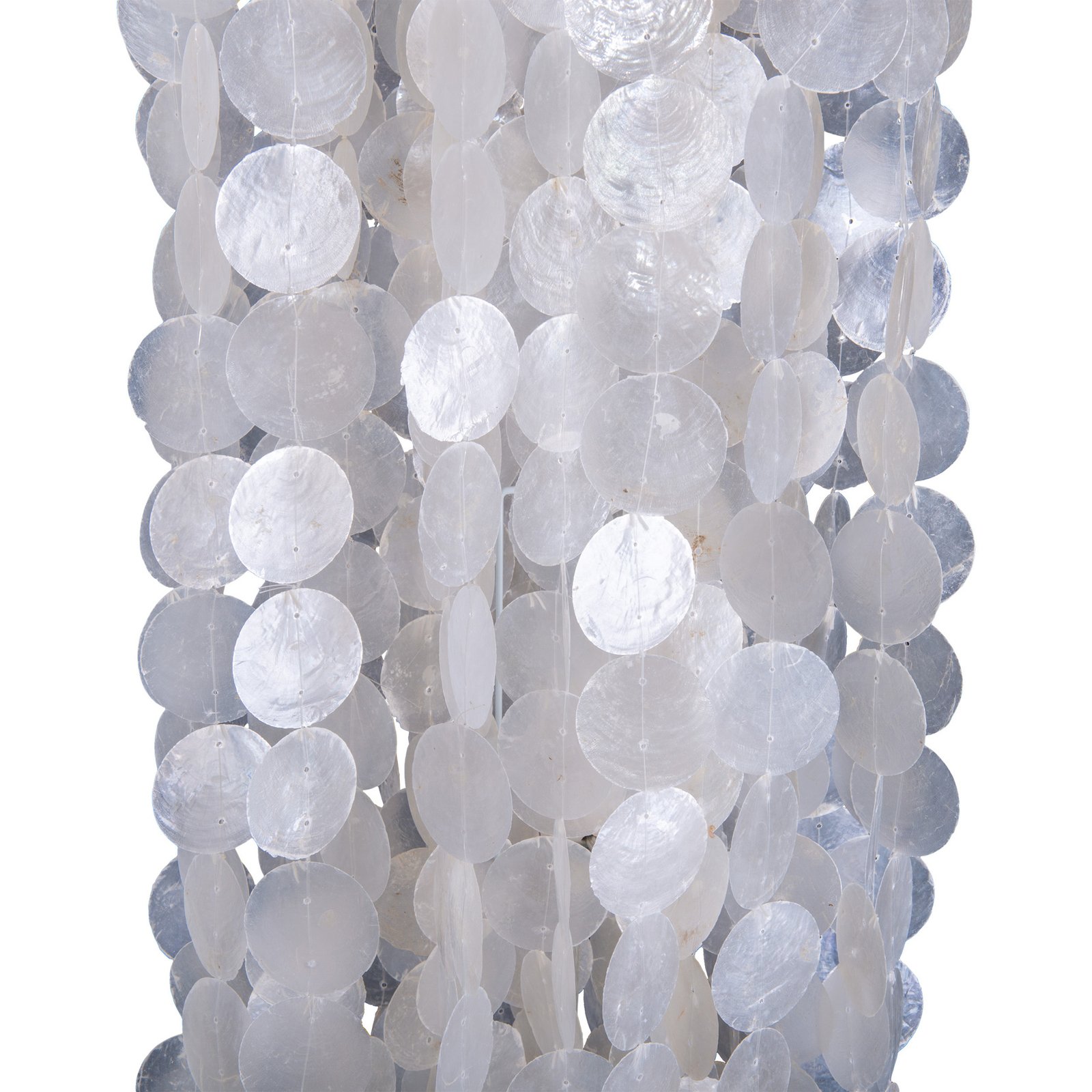 Capiz pendant light with shells, 235 cm high