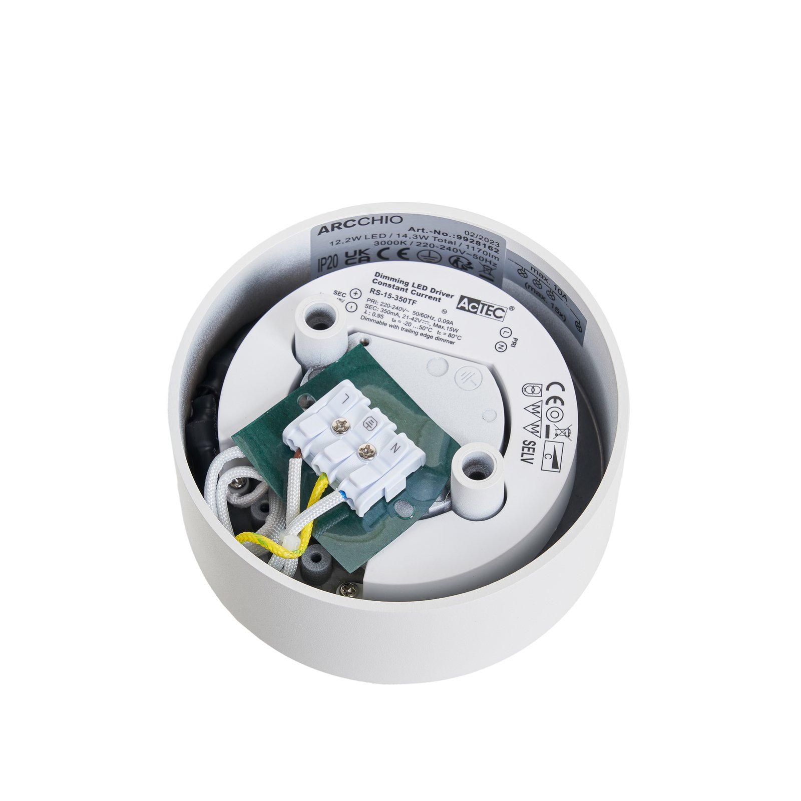 Rotari LED Plafonnier White - Arcchio