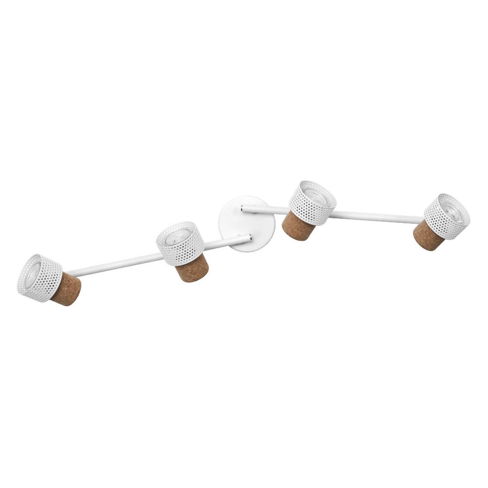 Reflektor sufitowy OSRAM CORK, biały, 4 spots, GU10-LED, 927, ściemniany