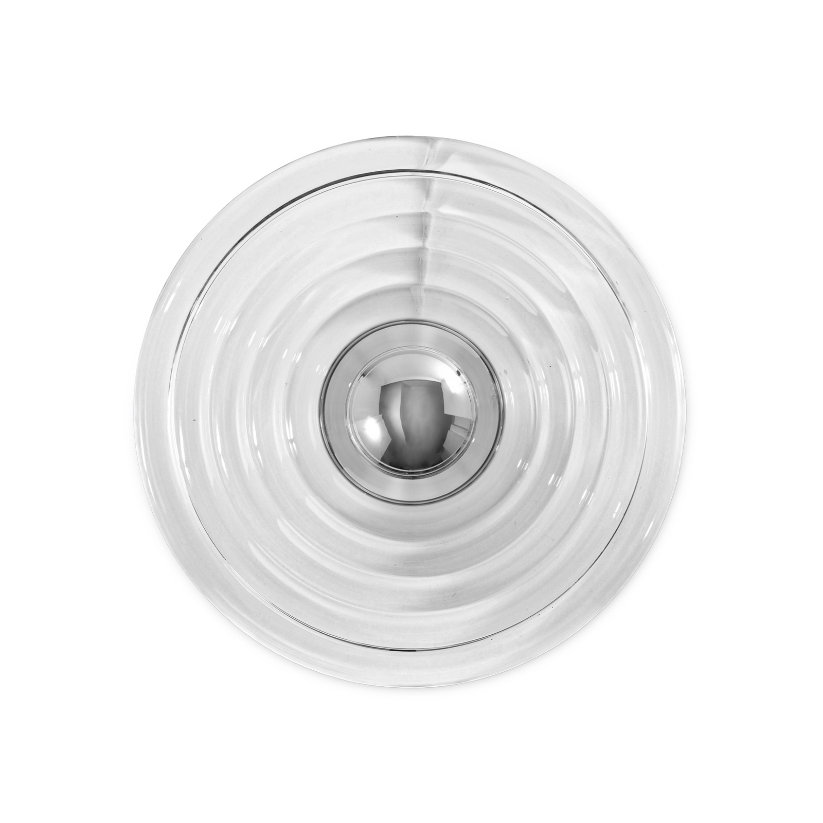Tom Dixon LED wall lamp Press Large, clear, 35 cm 937 IP55