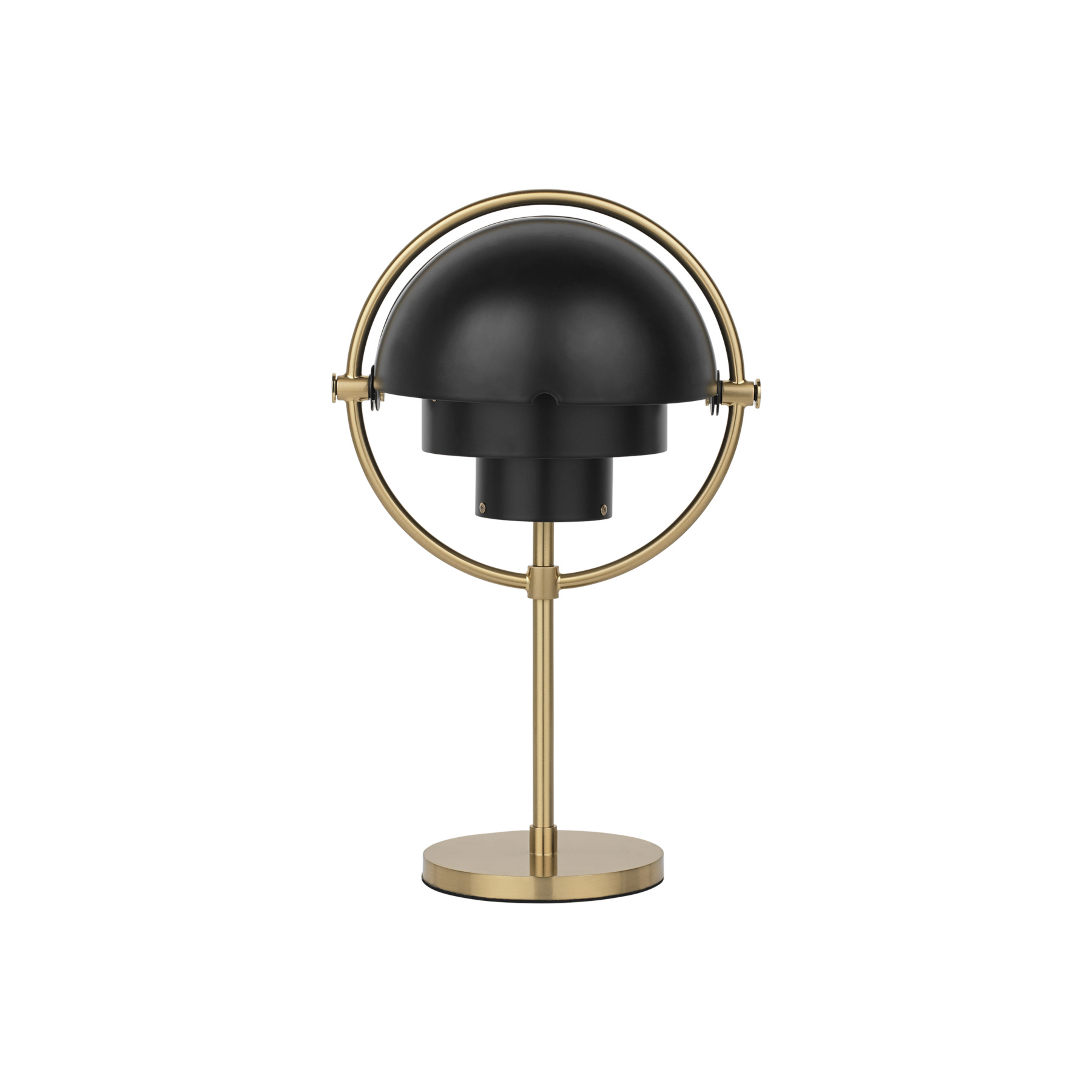 Multi-Lite Portable Tischlampe, messing/schwarz, 30 cm - GUBI