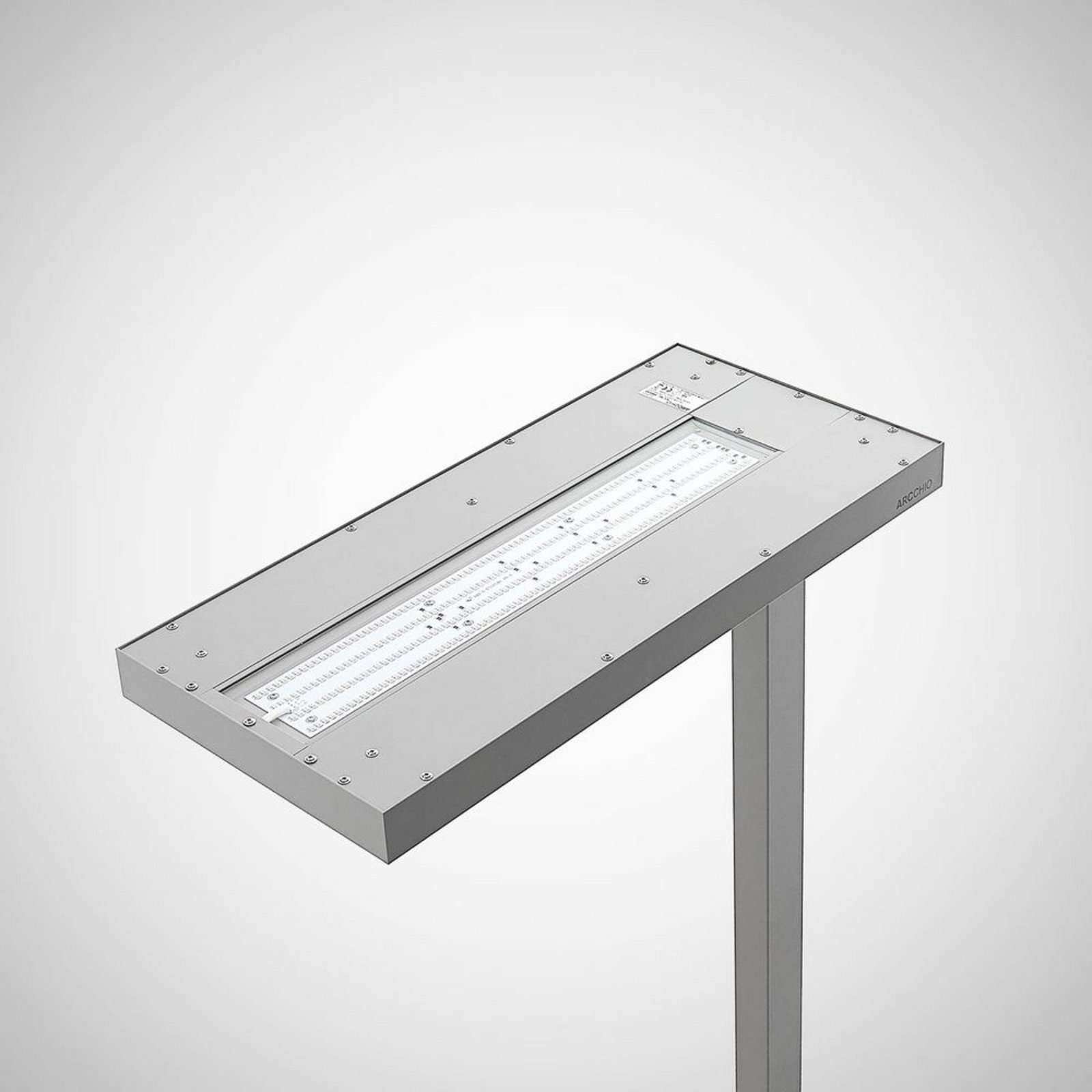 Logan LED Golvlampa w/Sensor Silver - Arcchio