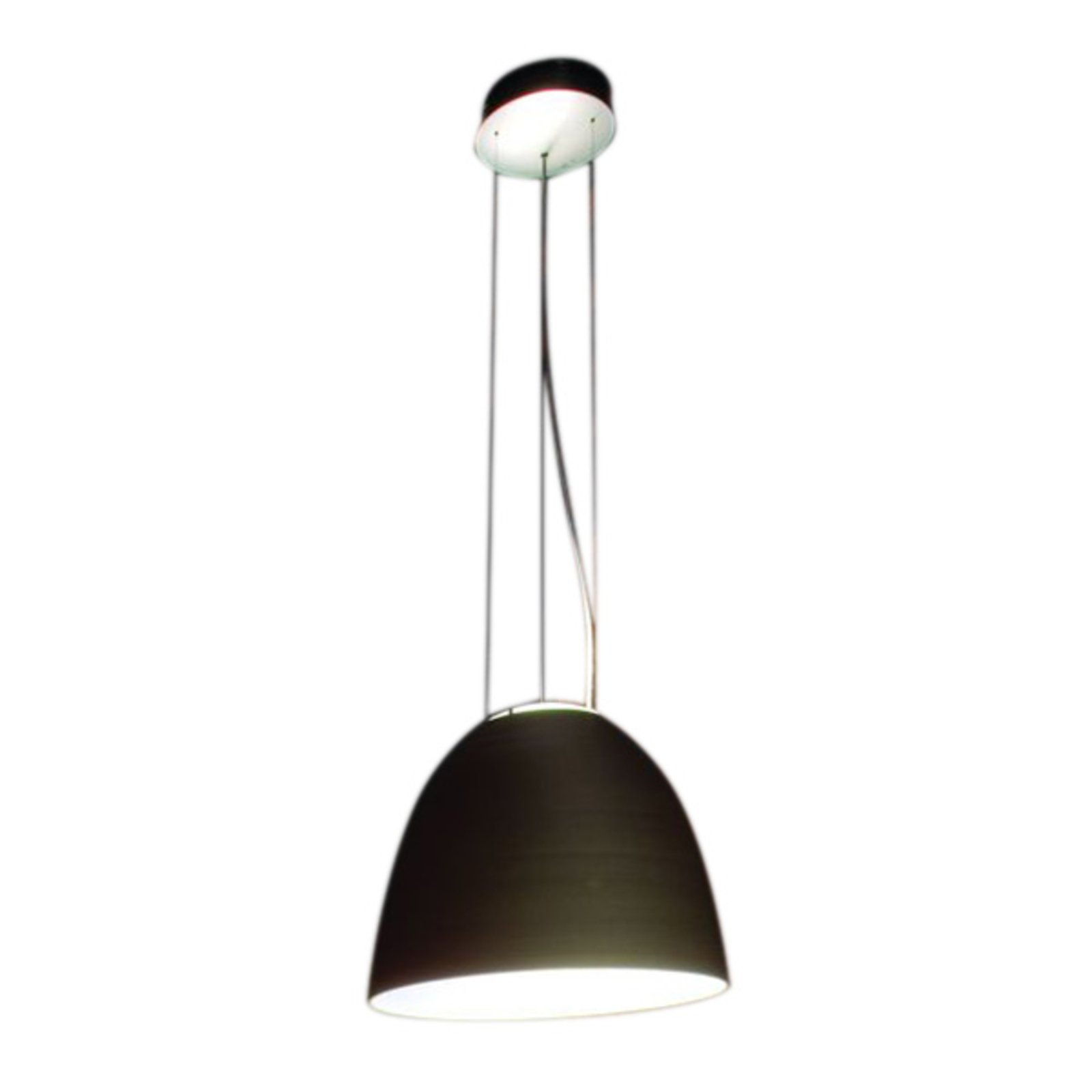 Artemide Nur Mini lampa wisząca LED, antracyt