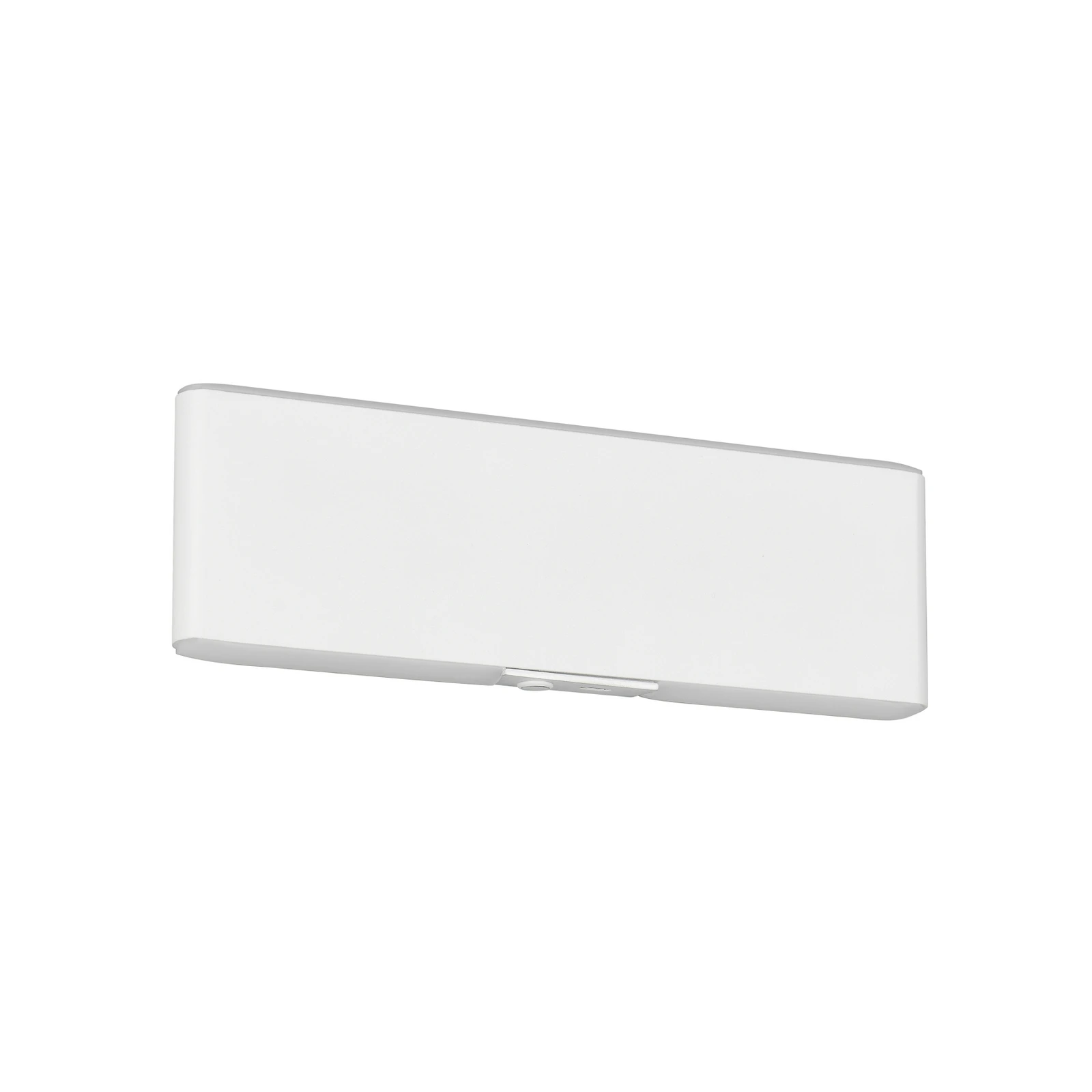 LED akkumulátoros fali lámpa Conchita, szélesség 22 cm, fehér, fém, CCT