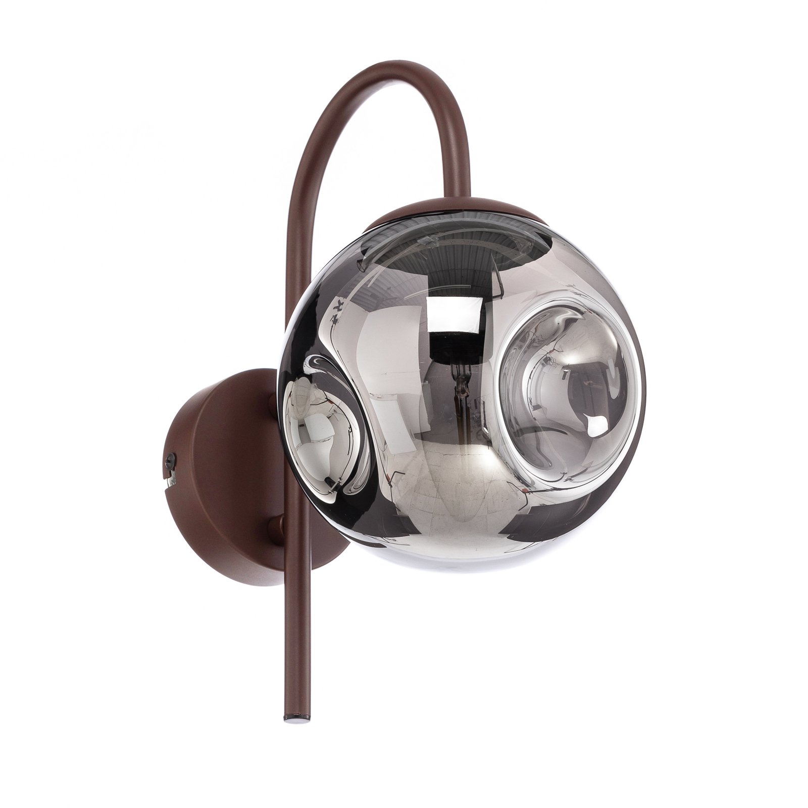 Valentina Applique Murale Smoked Grey/Coffee - Lindby