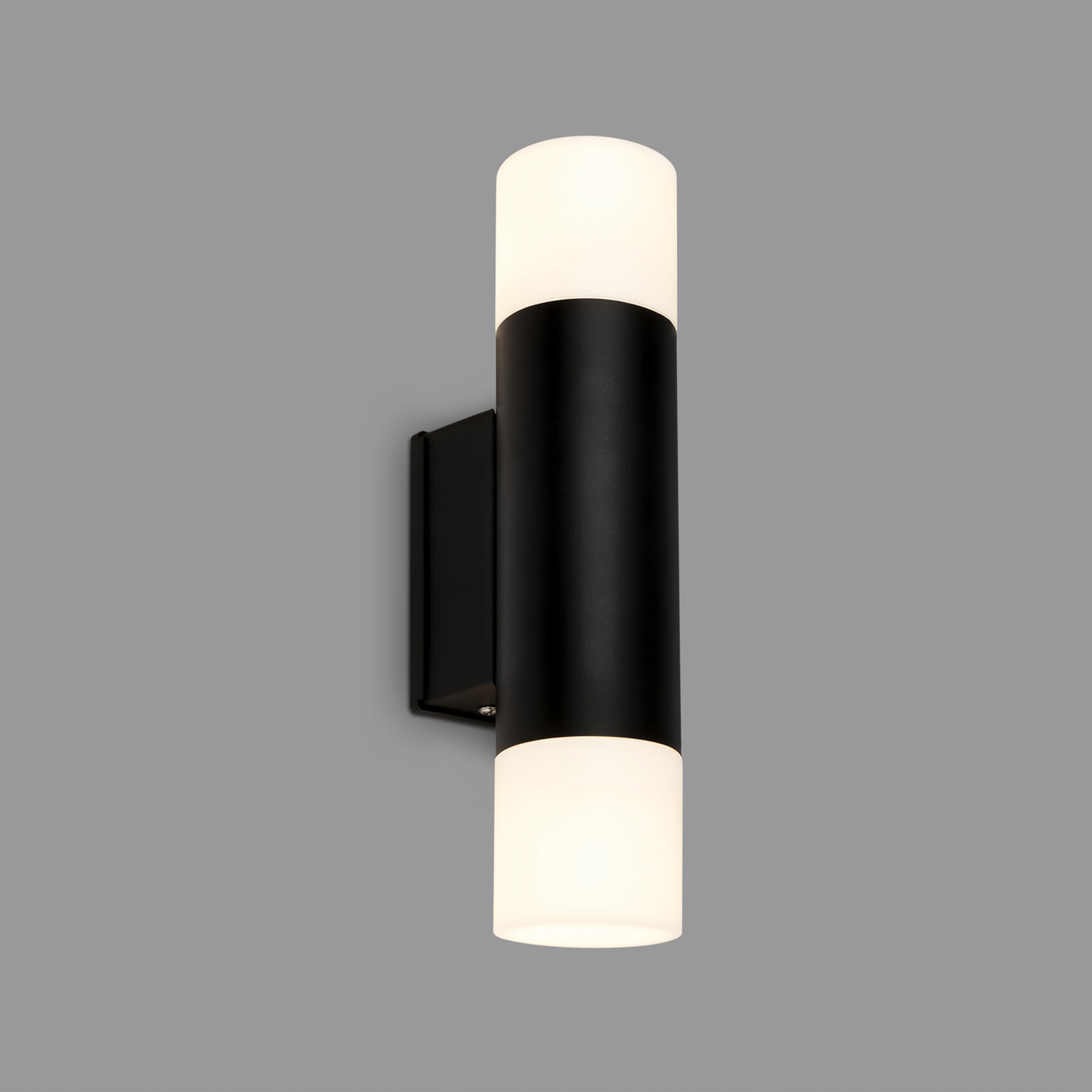 Lámpara LED cuarto de baño 2090025 2 luces, negro
