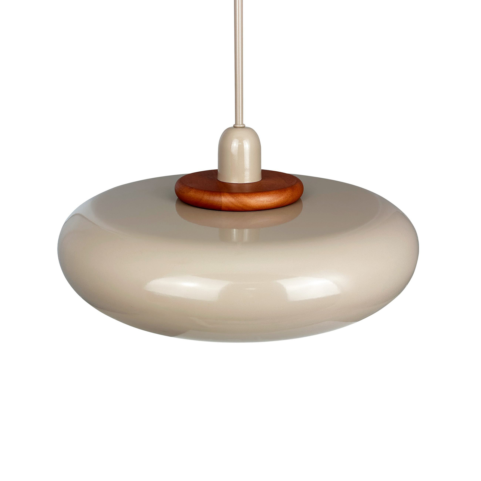 Dyberg Larsen Suspension Planet, blanc laiteux, Ø 40 cm, métal