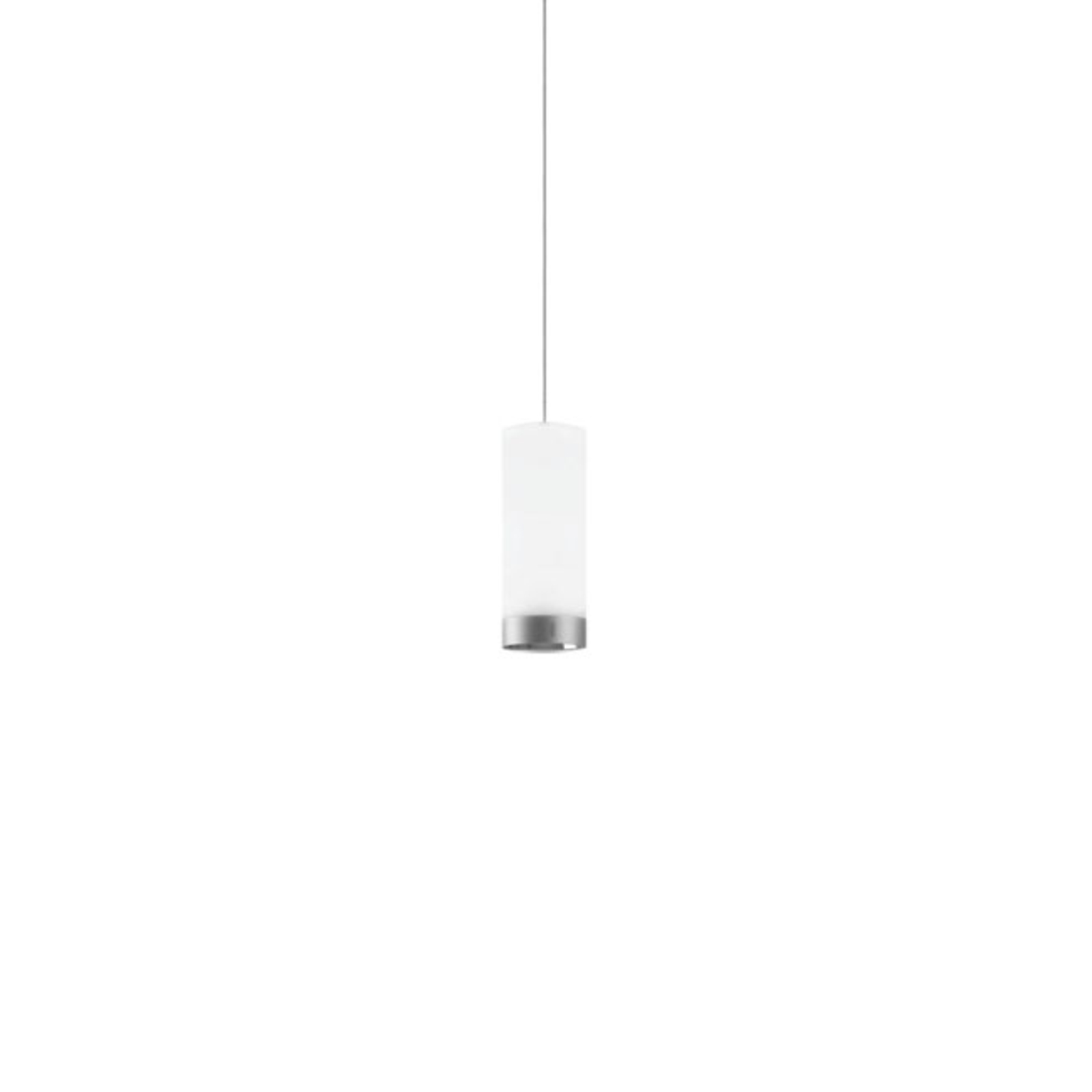 GLamOX A20-P166 LED hanging lamp, DALI-dim 40 cm 3,000 K, for Workroom / Office, acrylic, aluminium, 15 W, energy efficiency: A+, H: 40 cm